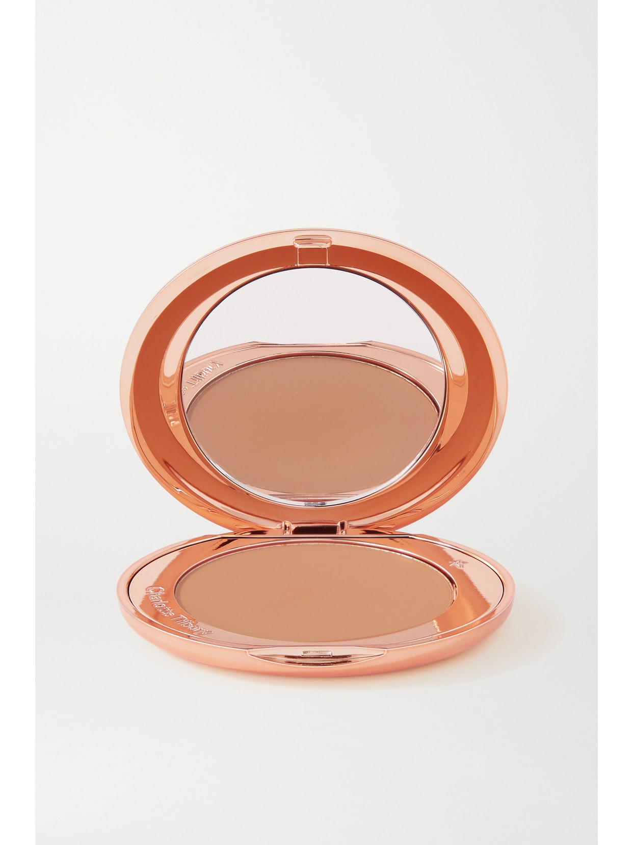 Charlotte Tilbury Airbrush Flawless Finish Setting Powder Tan 0.28 oz In Brown