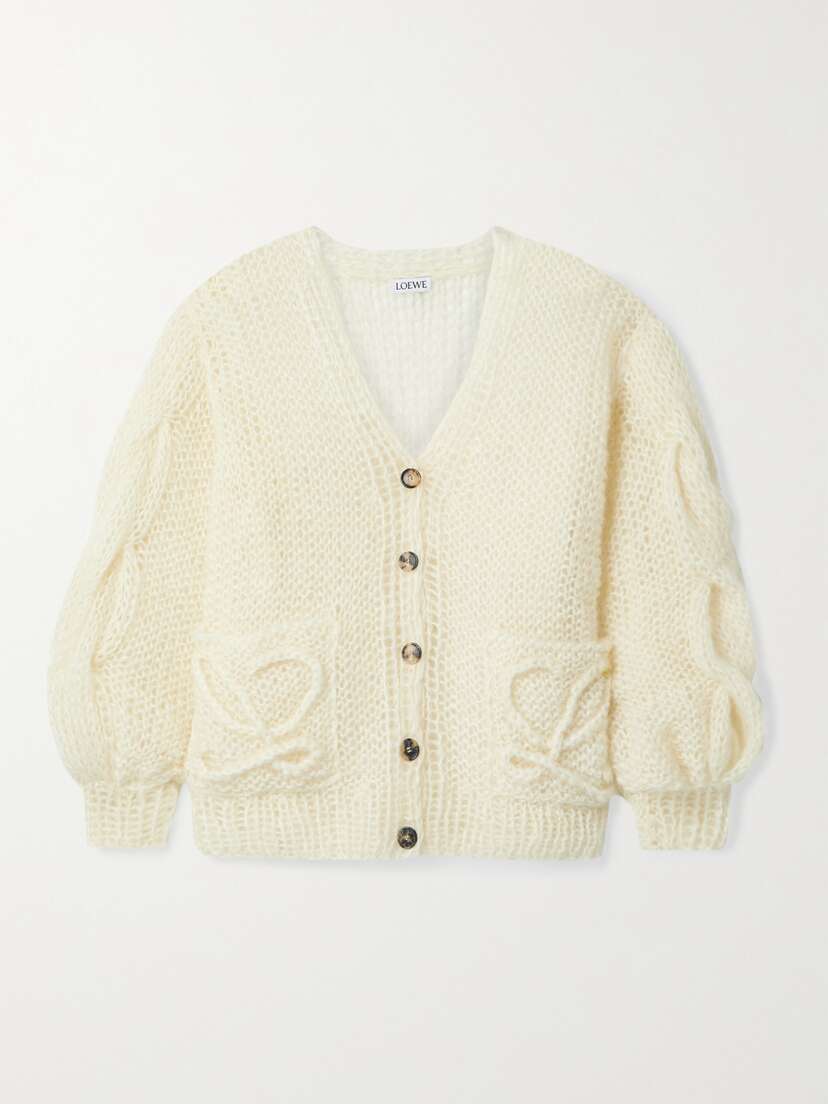 Loewe Oversized Mohair-blend Cardigan