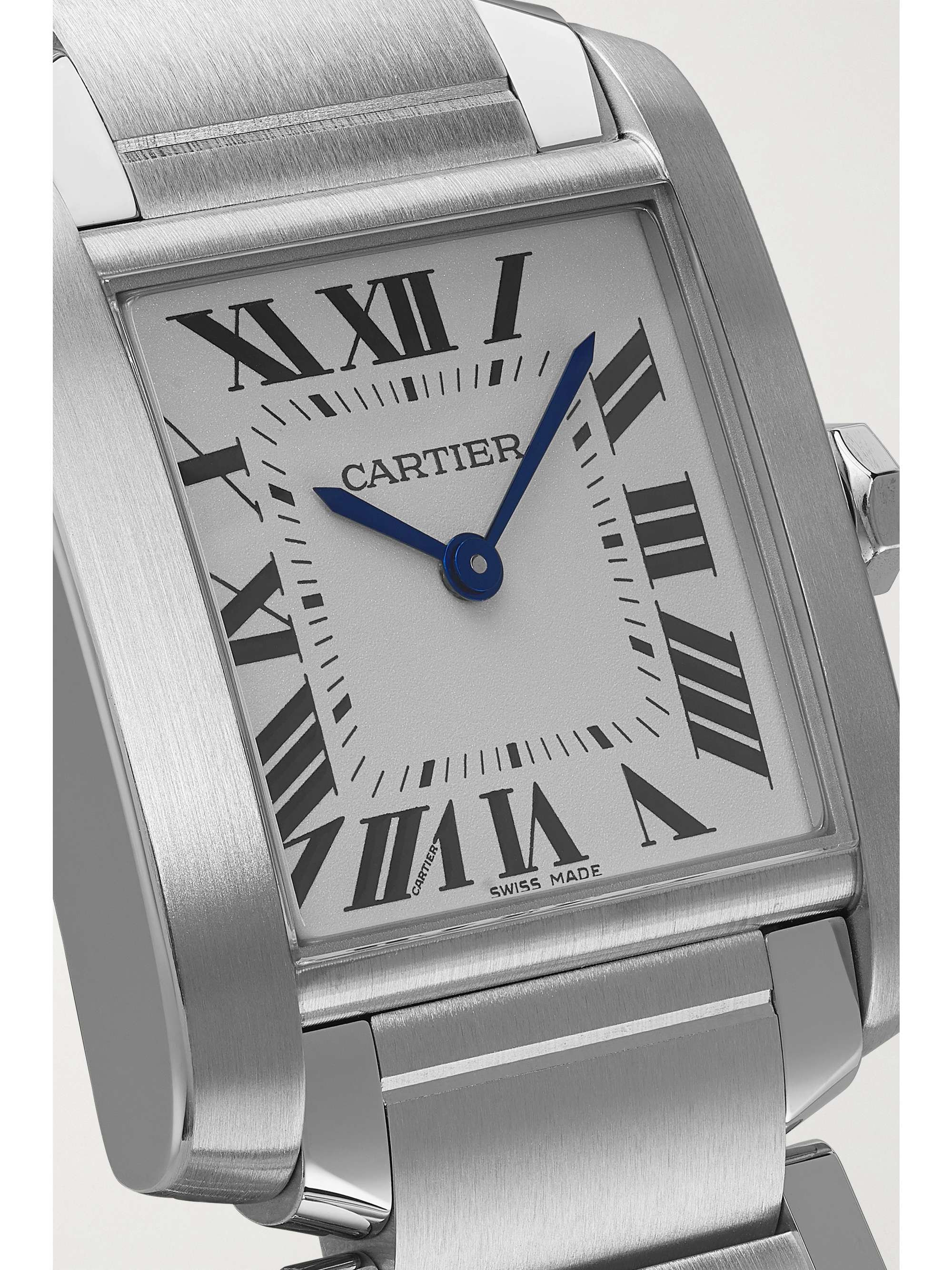 CARTIER Tank Française 25mm medium stainless steel watch