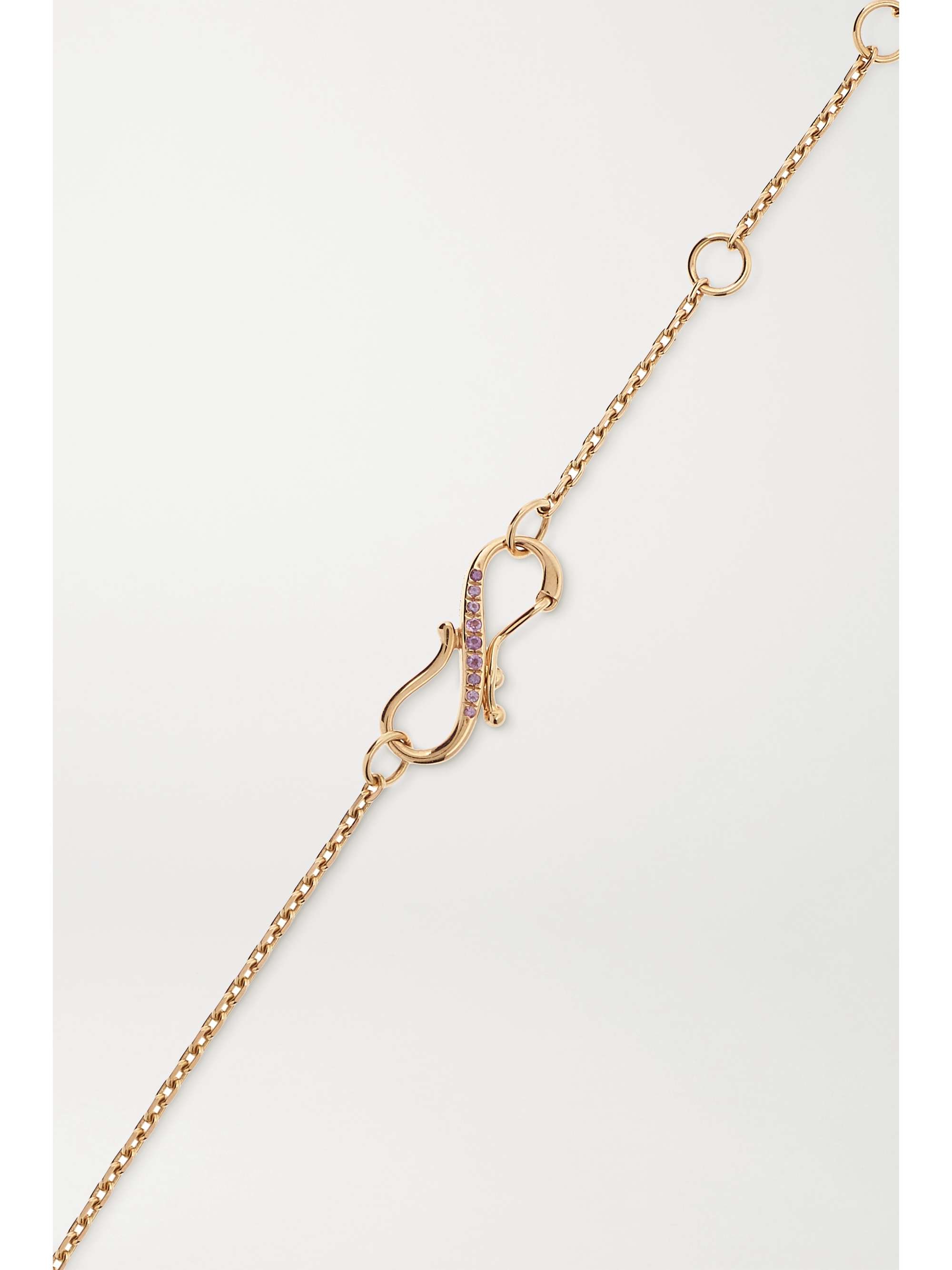 BOGHOSSIAN Merveilles Icicle Kette aus 18 Karat Roségold mit Amethysten