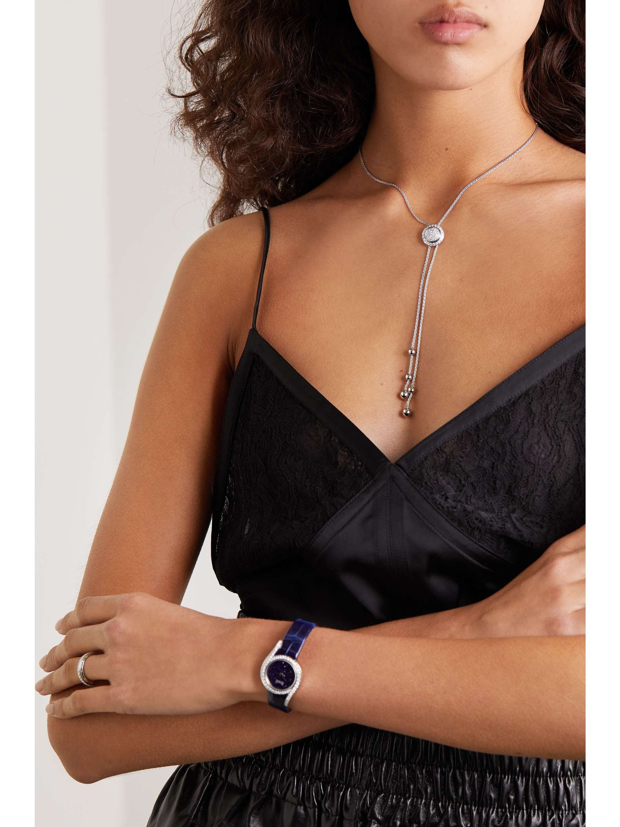 PIAGET Possession 18-karat white gold diamond necklace