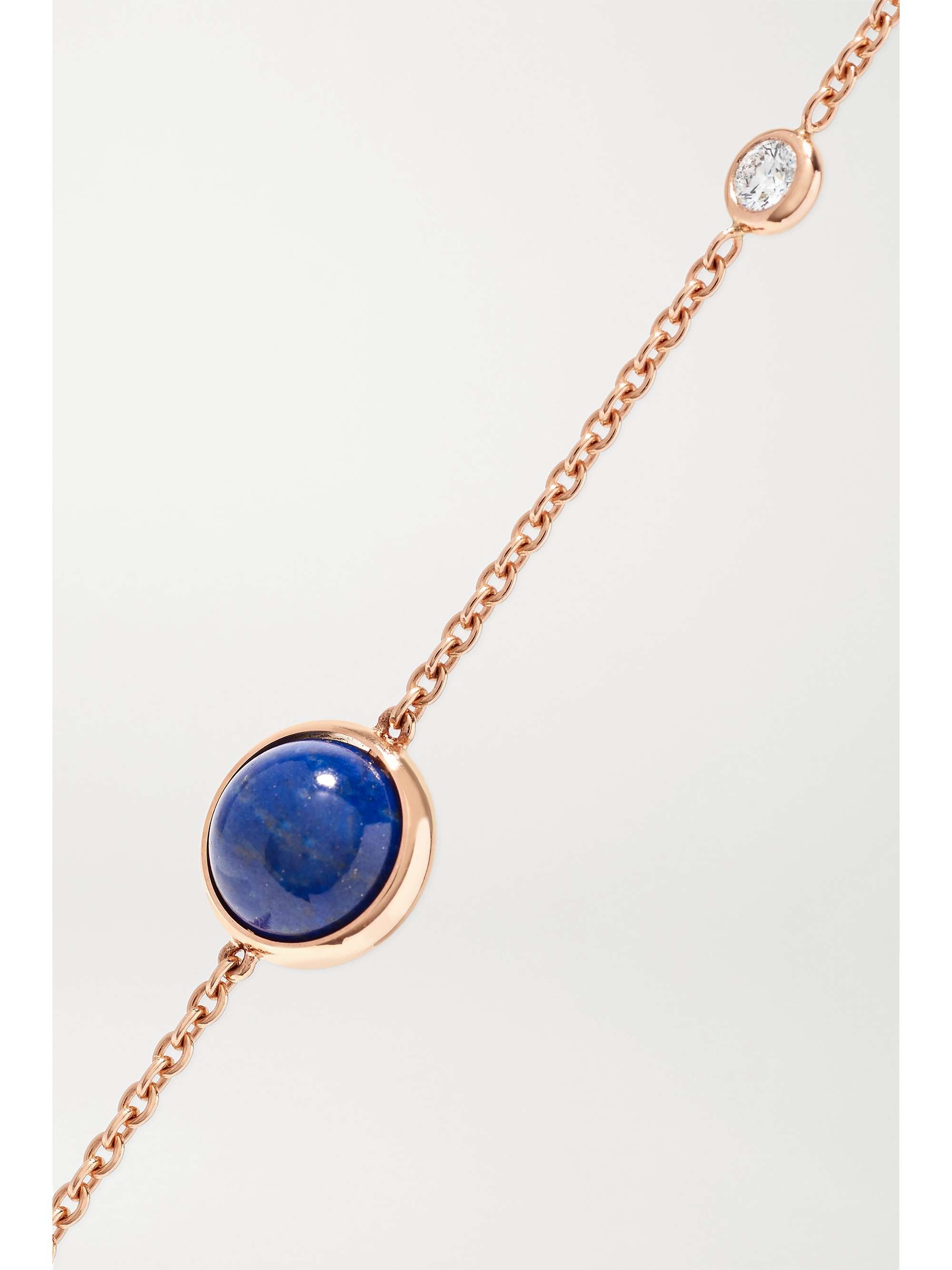 PIAGET Possession 18-karat rose gold, malachite and diamond necklace