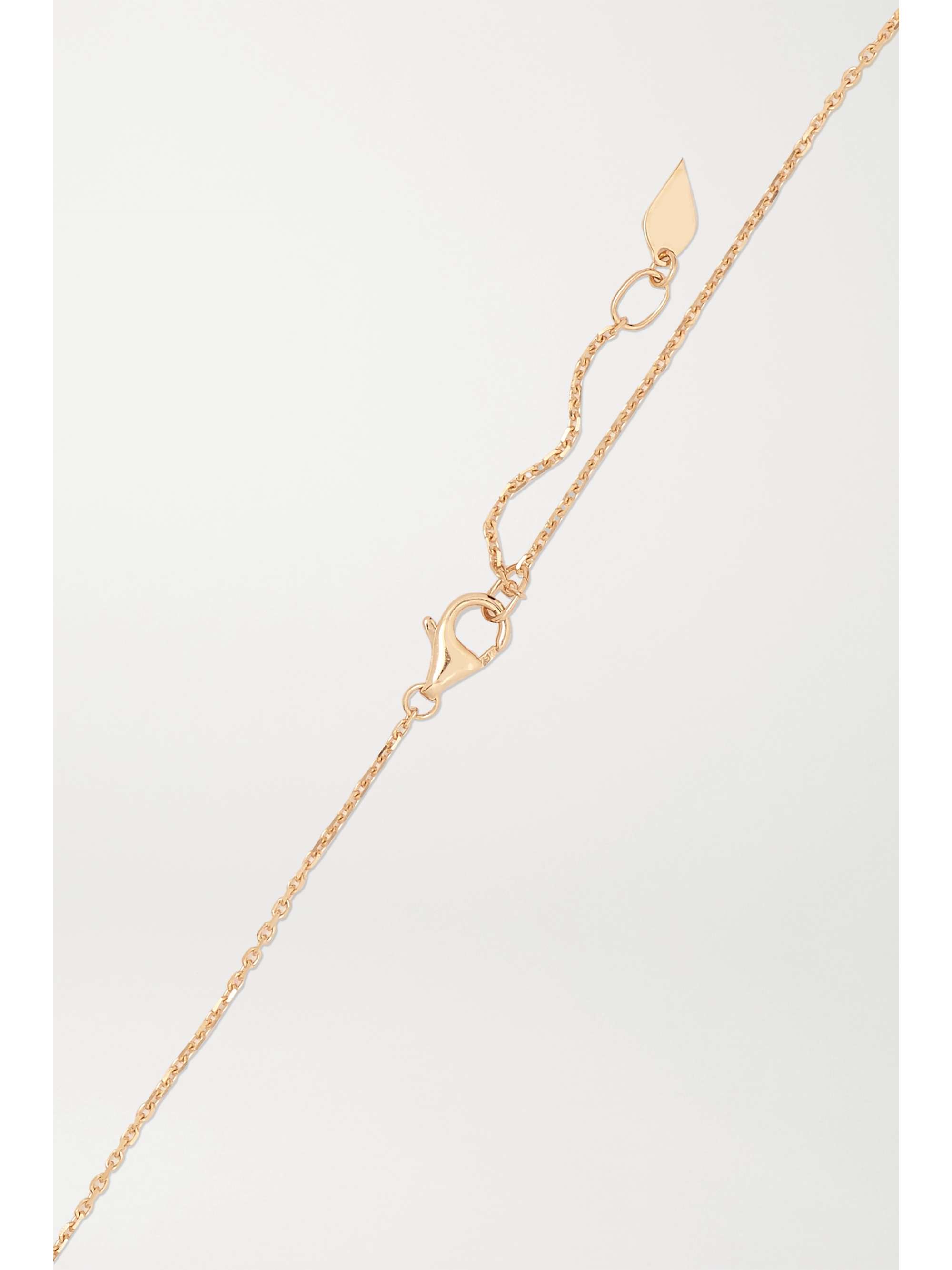 PIAGET Sunlight 18-karat rose gold, malachite and diamond necklace
