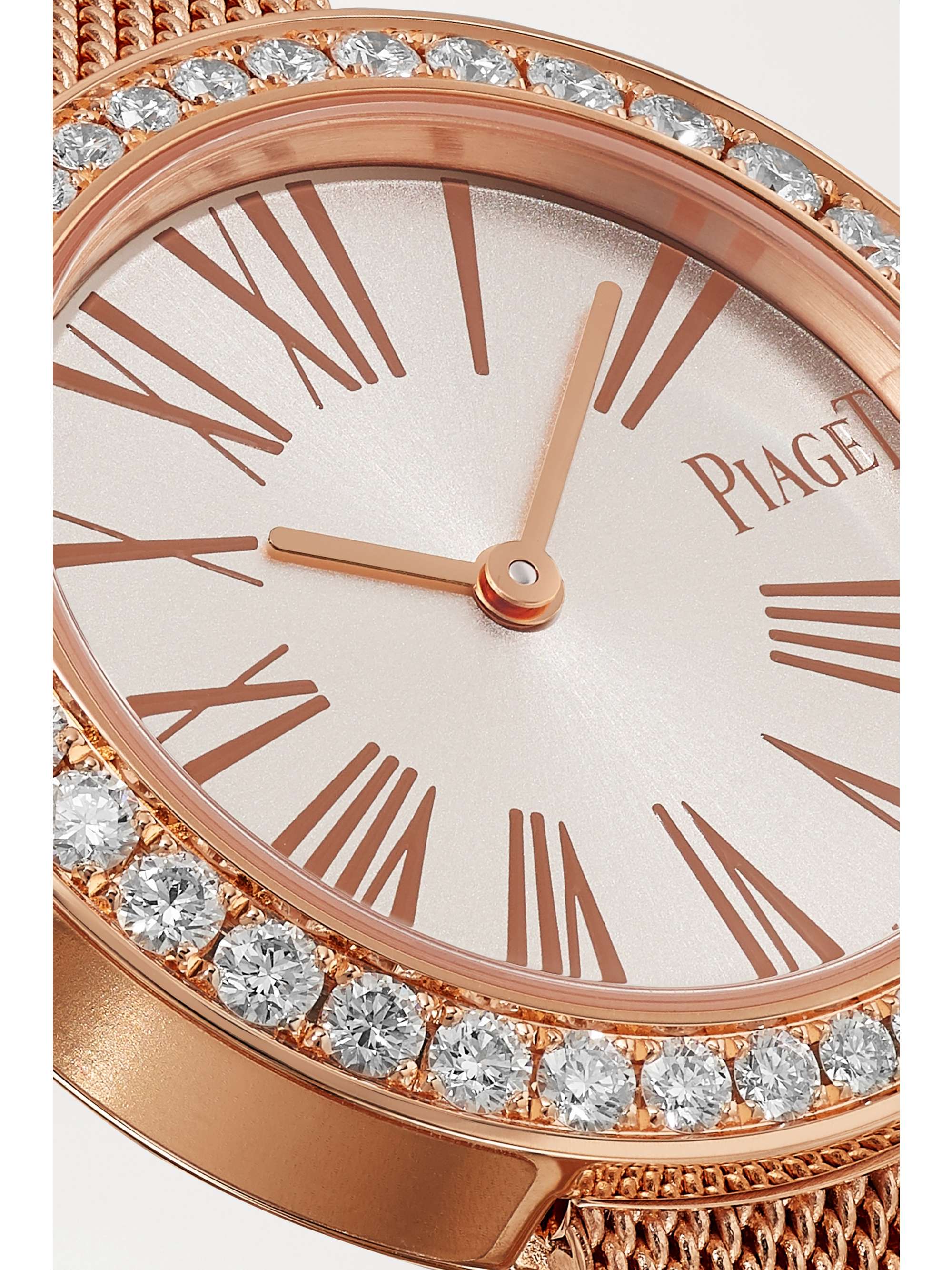 PIAGET Montre en or rose 18 carats (750/1000) et diamants Limelight Gala 32 mm