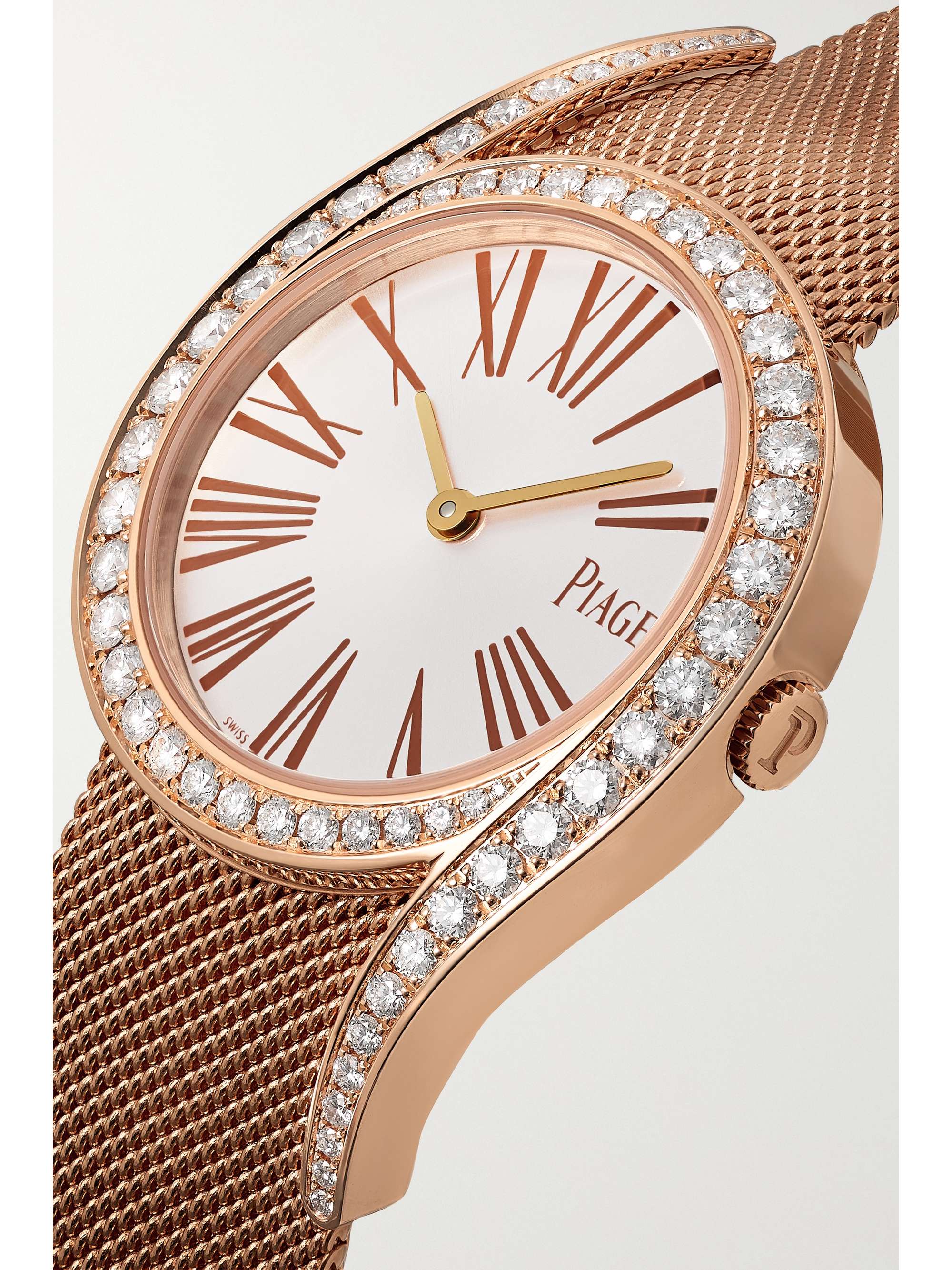PIAGET Montre en or rose 18 carats (750/1000) et diamants Limelight Gala 32 mm