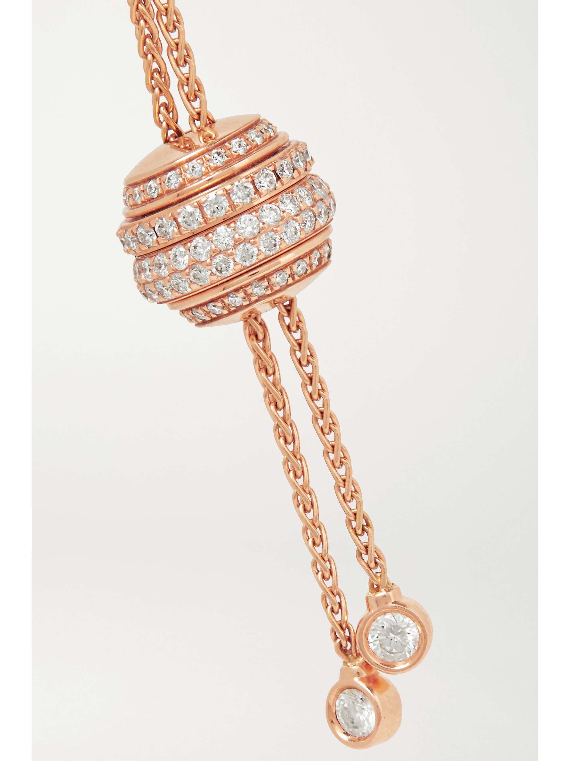 PIAGET Collier en or rose 18 carats (750/1000) et diamants Possession