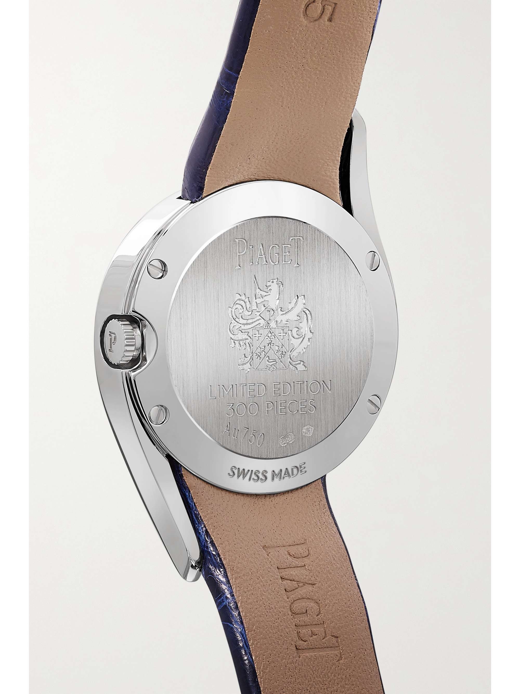 PIAGET Limelight Gala Limited Edition 26mm 18-karat white gold, alligator and diamond watch