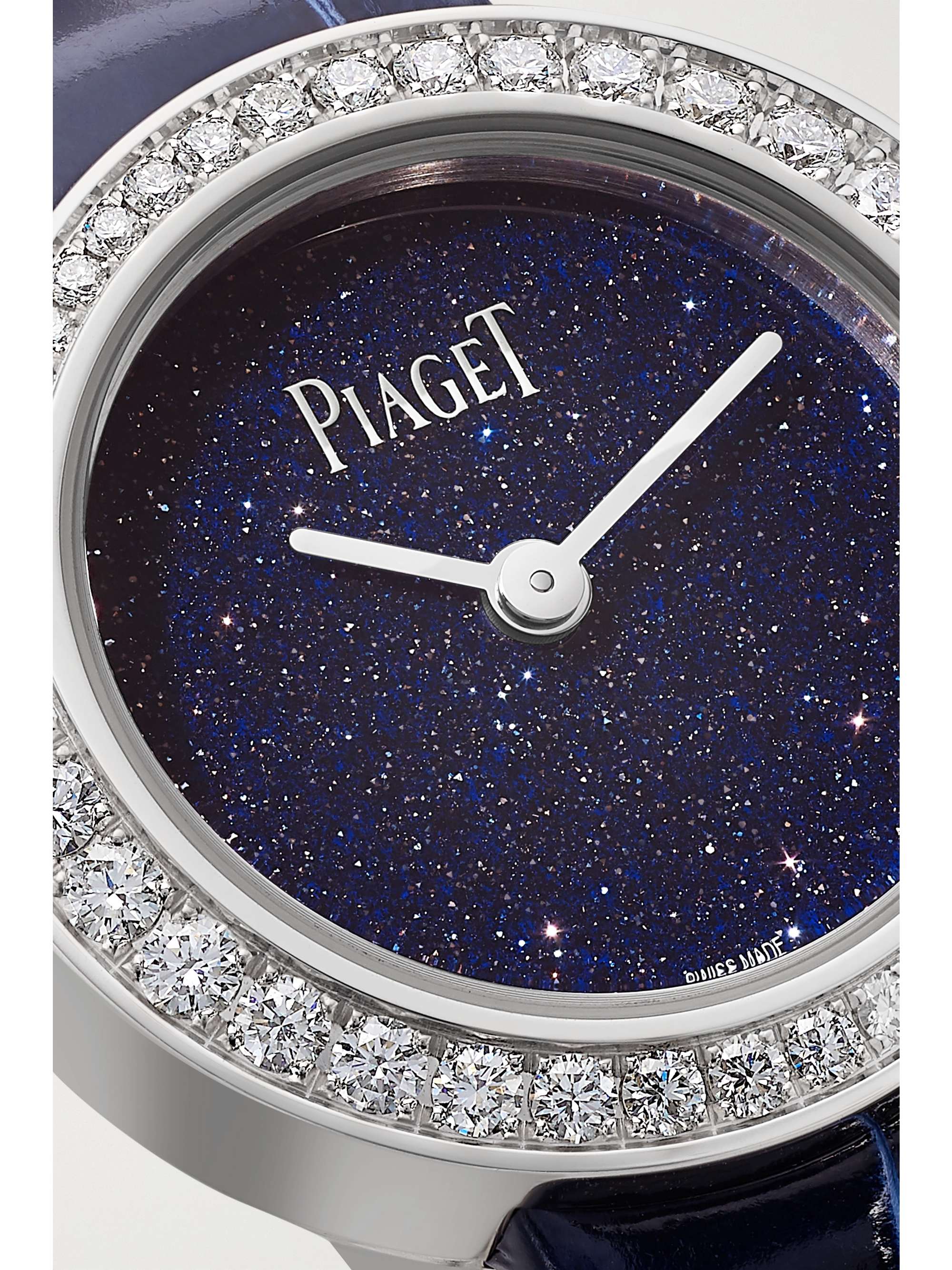 PIAGET Limelight Gala Limited Edition 26mm 18-karat white gold, alligator and diamond watch