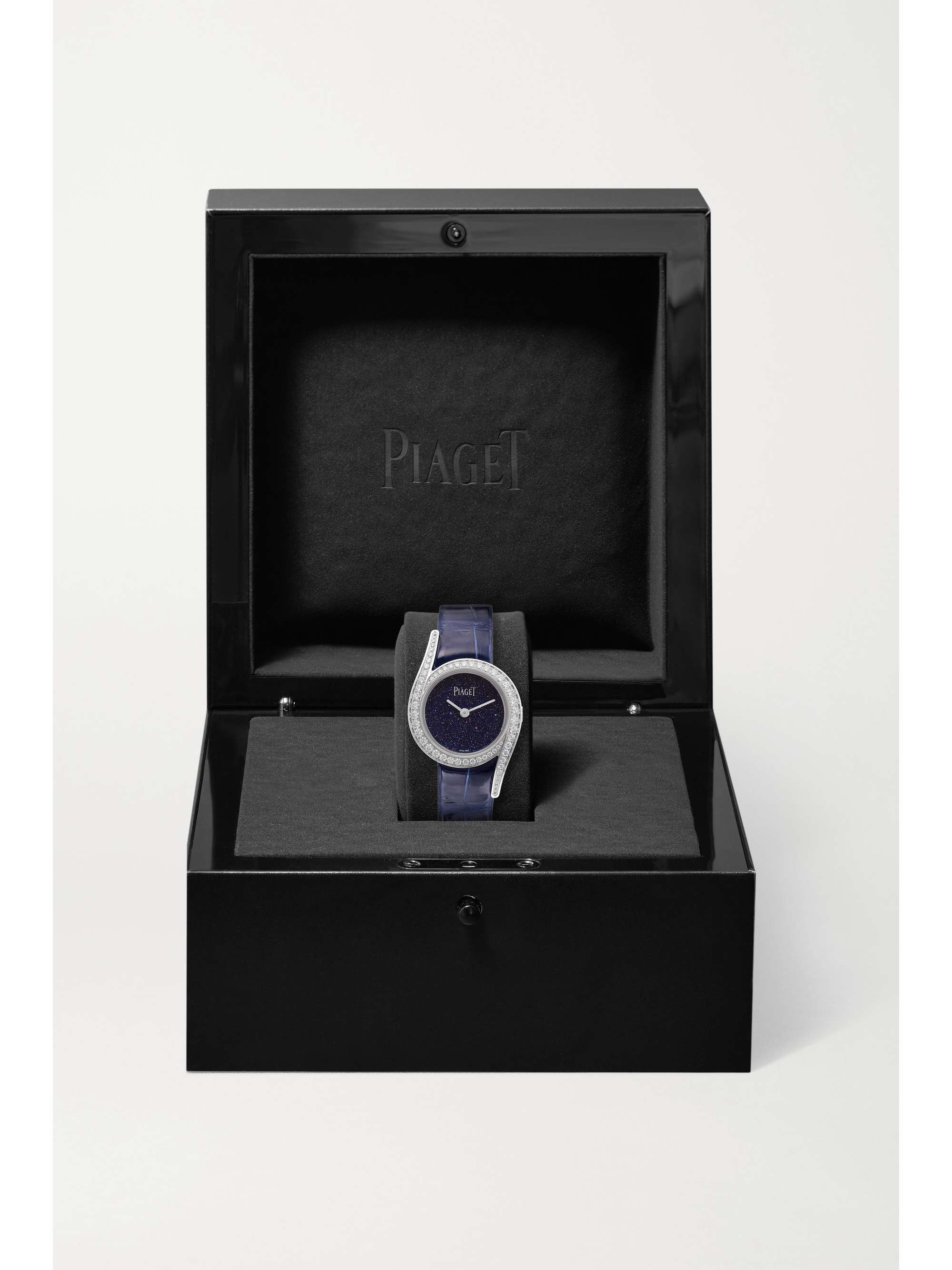 PIAGET Limelight Gala Limited Edition 26mm 18-karat white gold, alligator and diamond watch