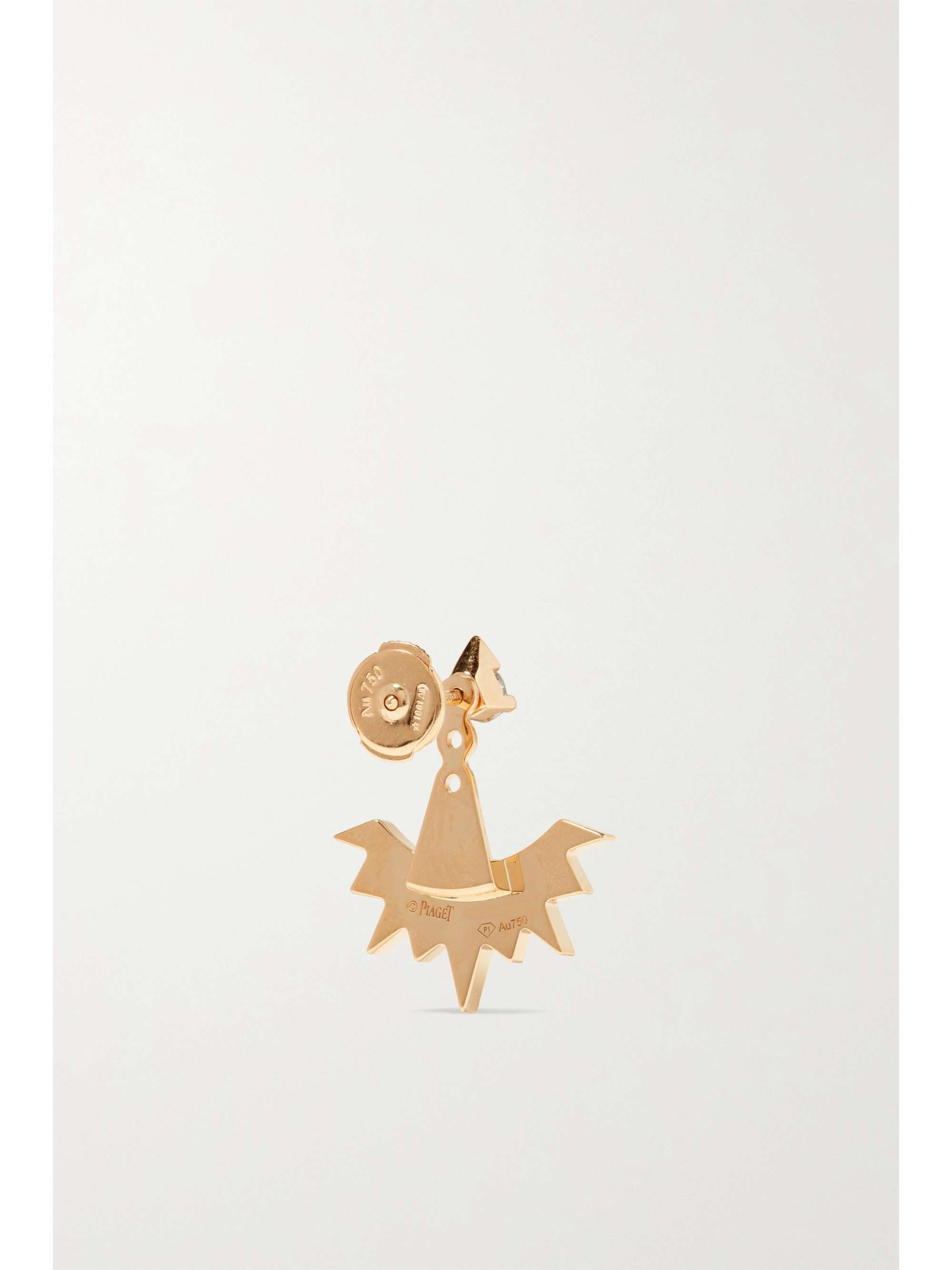 PIAGET Sunlight 18-karat rose gold diamond earrings