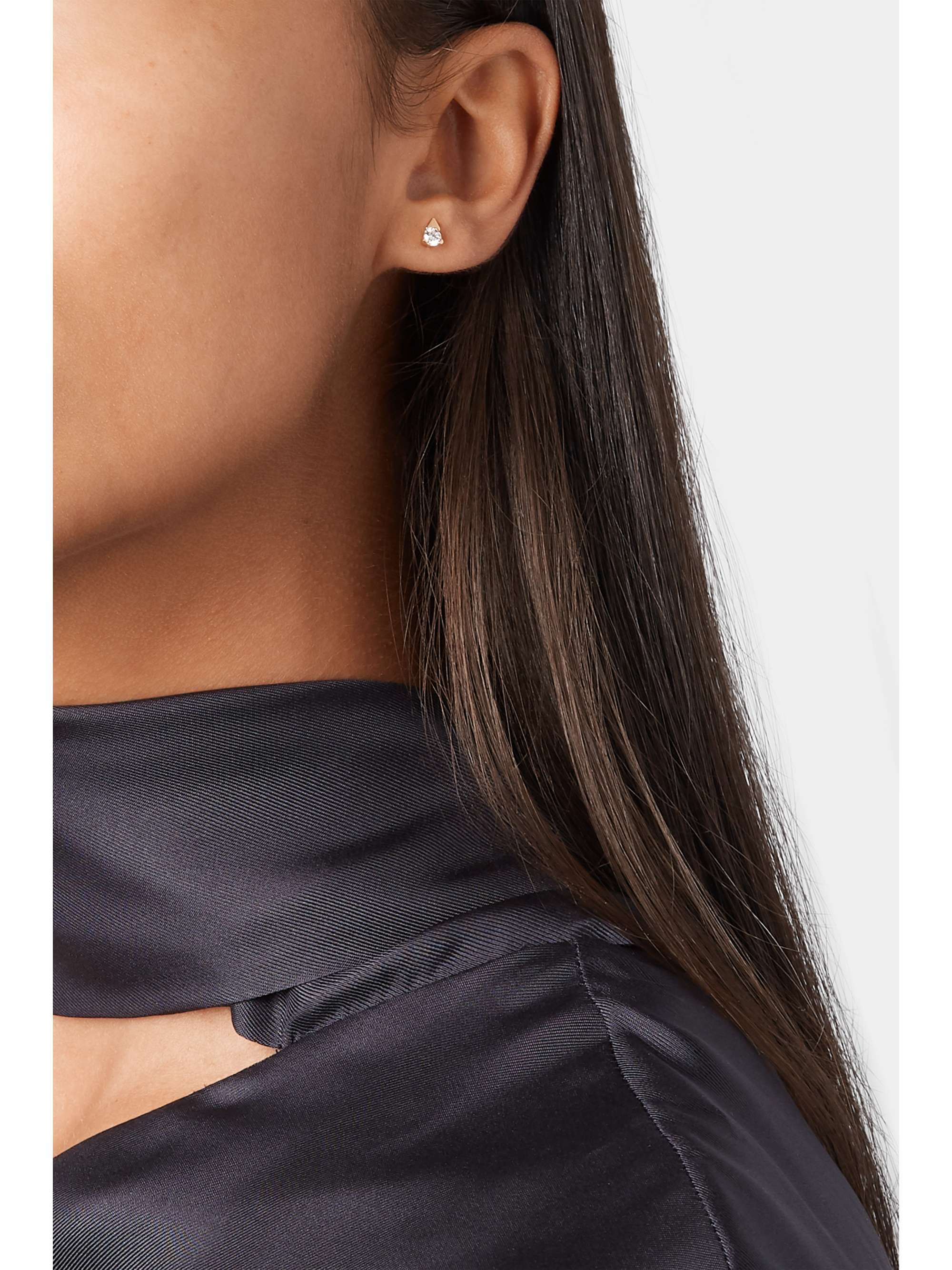 PIAGET Sunlight 18-karat rose gold diamond earrings