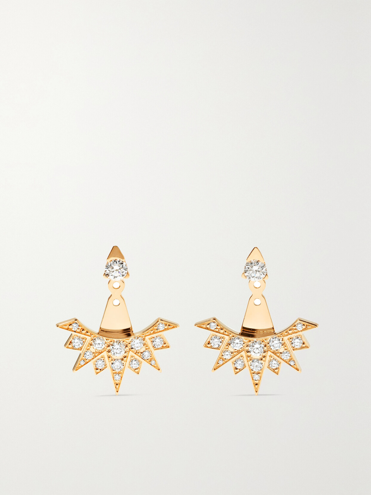 Piaget - Sunlight 18-karat Rose Gold Diamond Earrings - One size