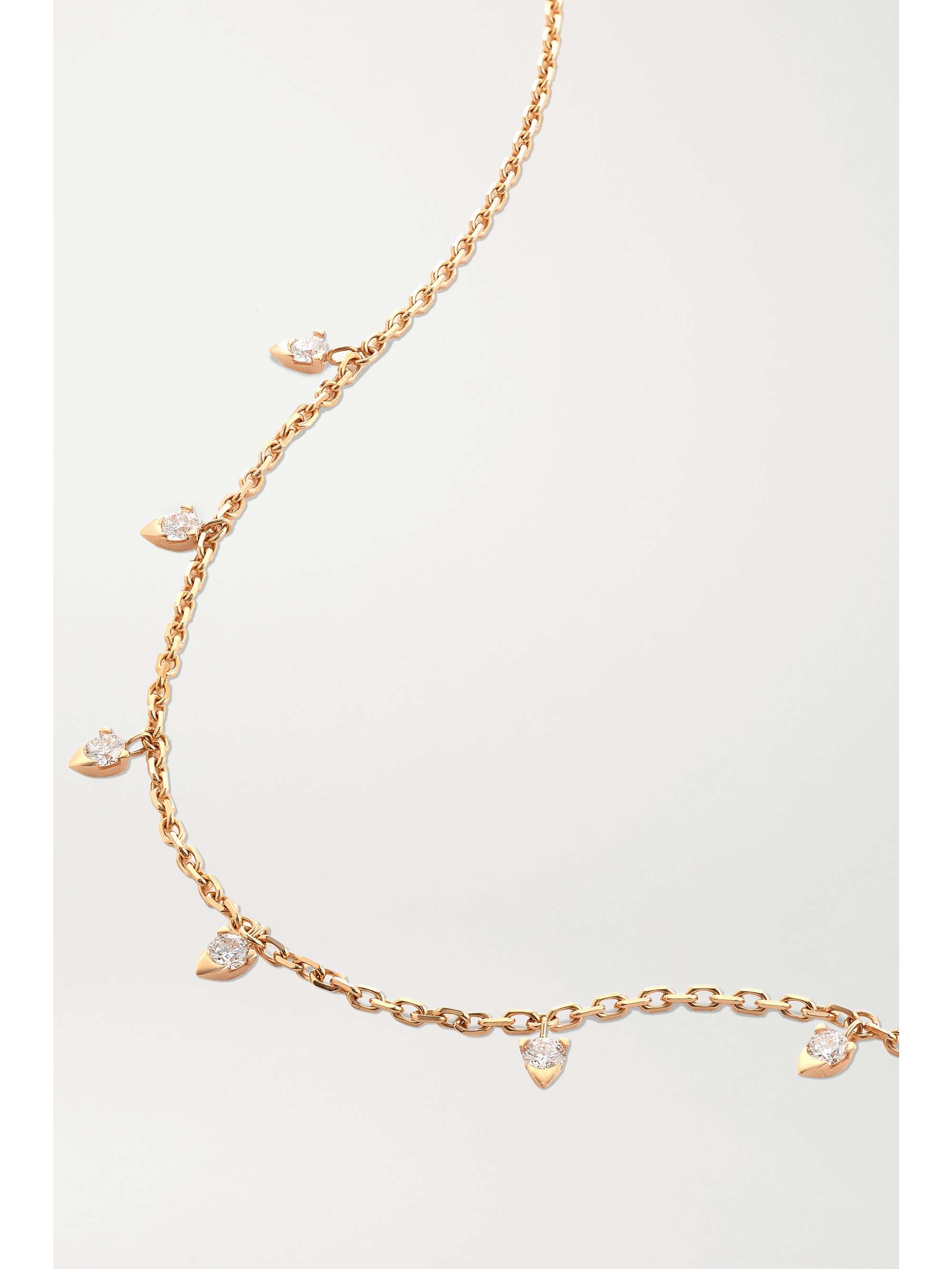 PIAGET Collier en or blanc 18 carats (750/1000) et diamants Sunlight