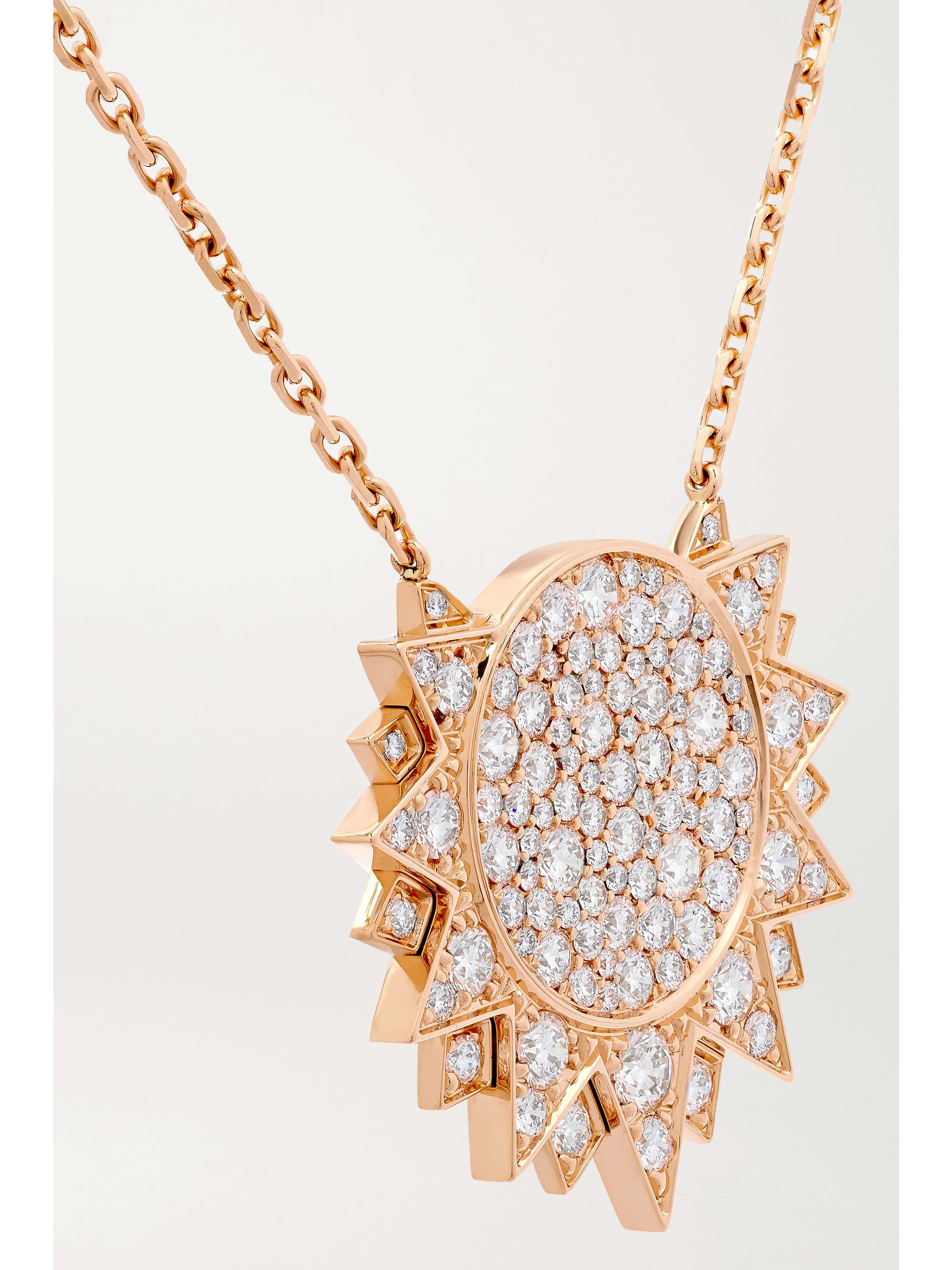 PIAGET Collier en or blanc 18 carats (750/1000) et diamants Sunlight