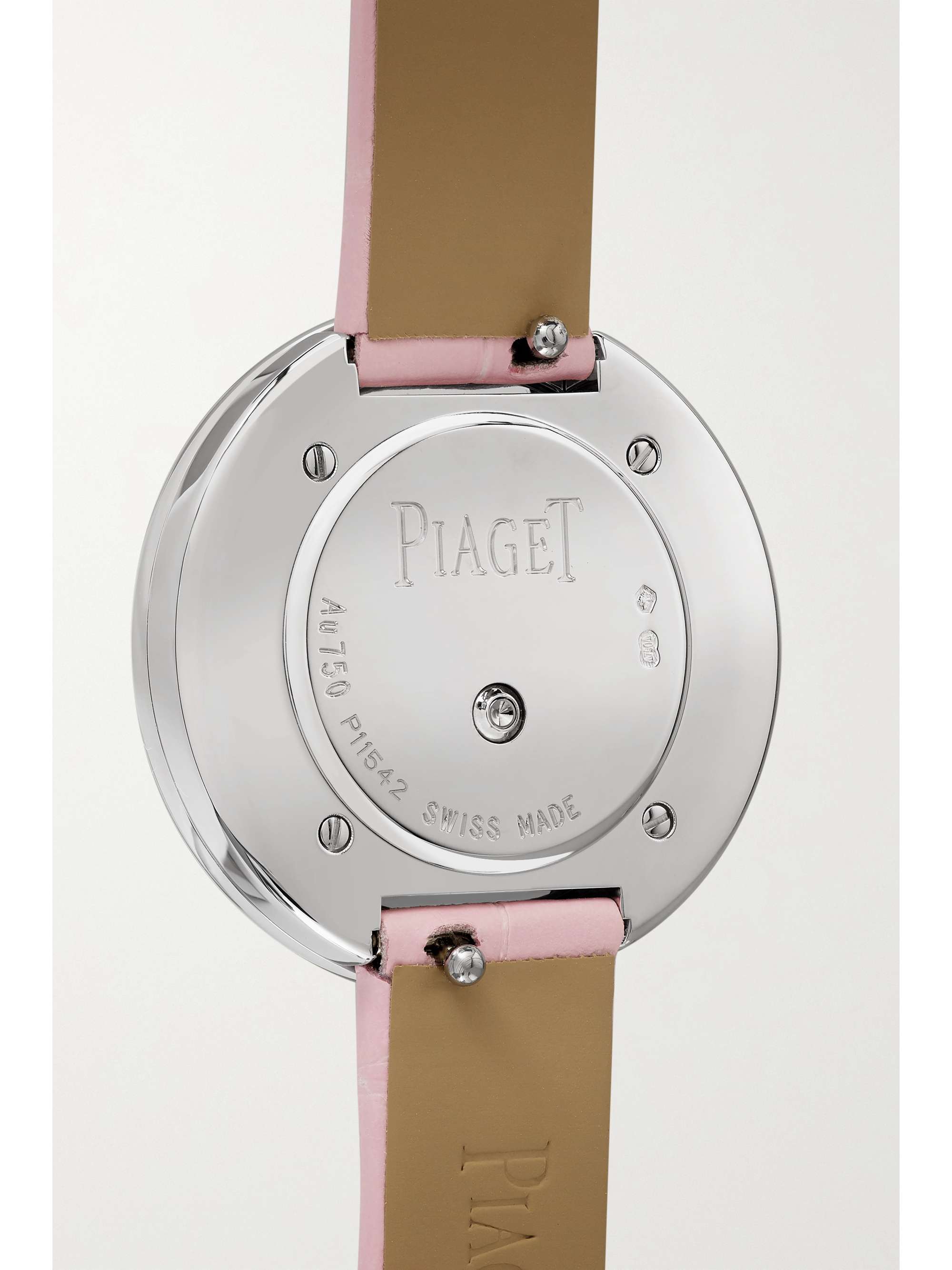 PIAGET Possession 29mm 18-karat rose gold, alligator, diamond and ruby watch