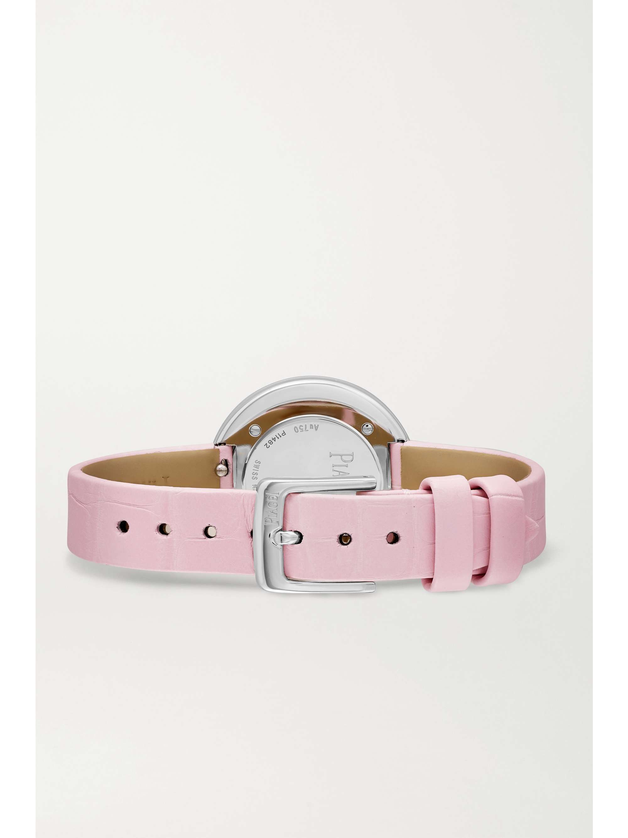 PIAGET Possession 29mm 18-karat rose gold, alligator, diamond and ruby watch