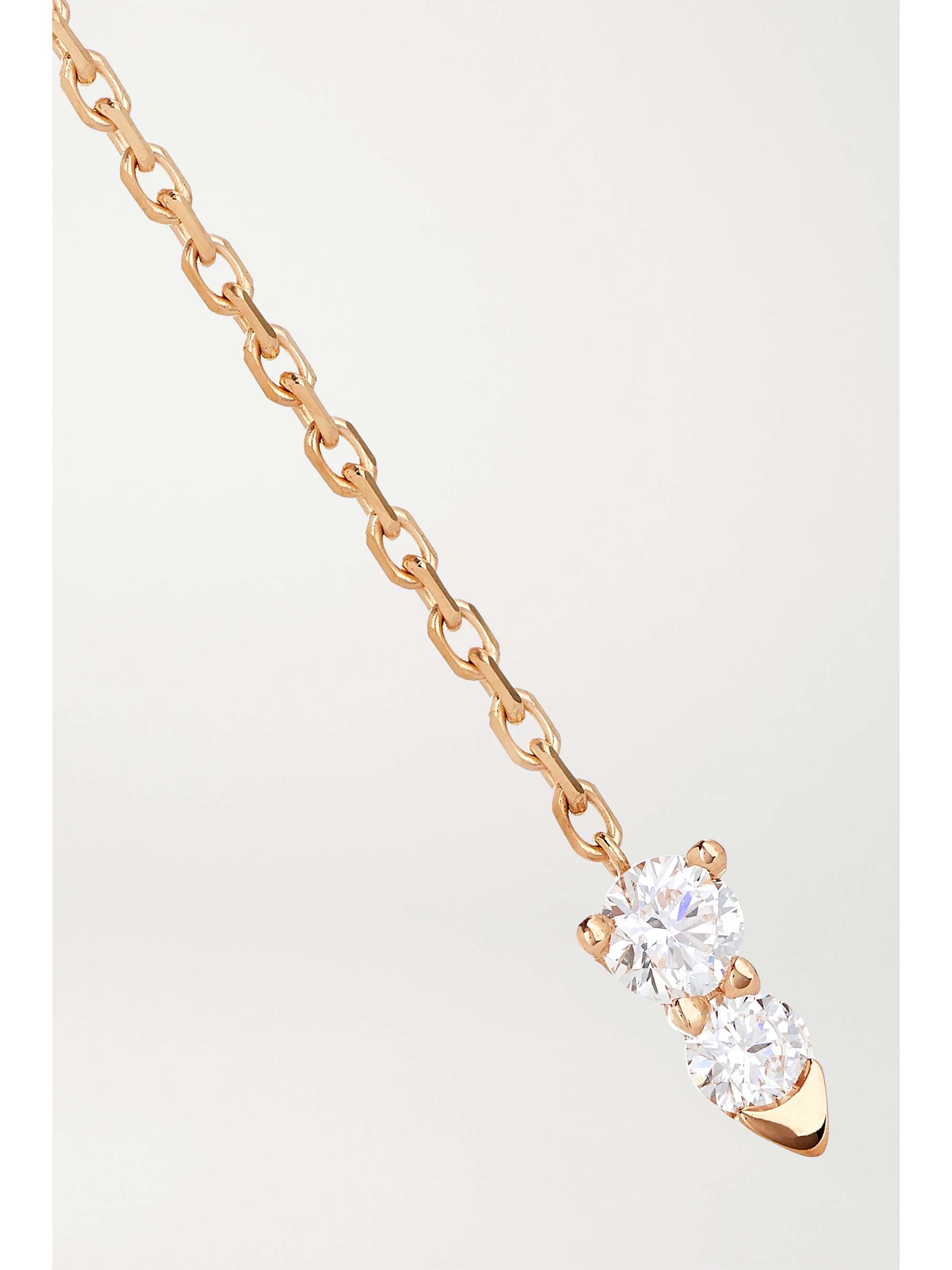 PIAGET Boucles d'oreilles en or blanc 18 carats (750/1000) et diamants Sunlight