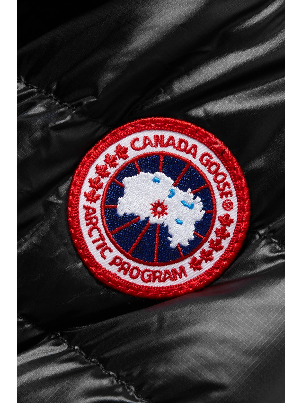 Shop Canada Goose Cypress Quilted Recycled Ripstop Down Jacket In Black