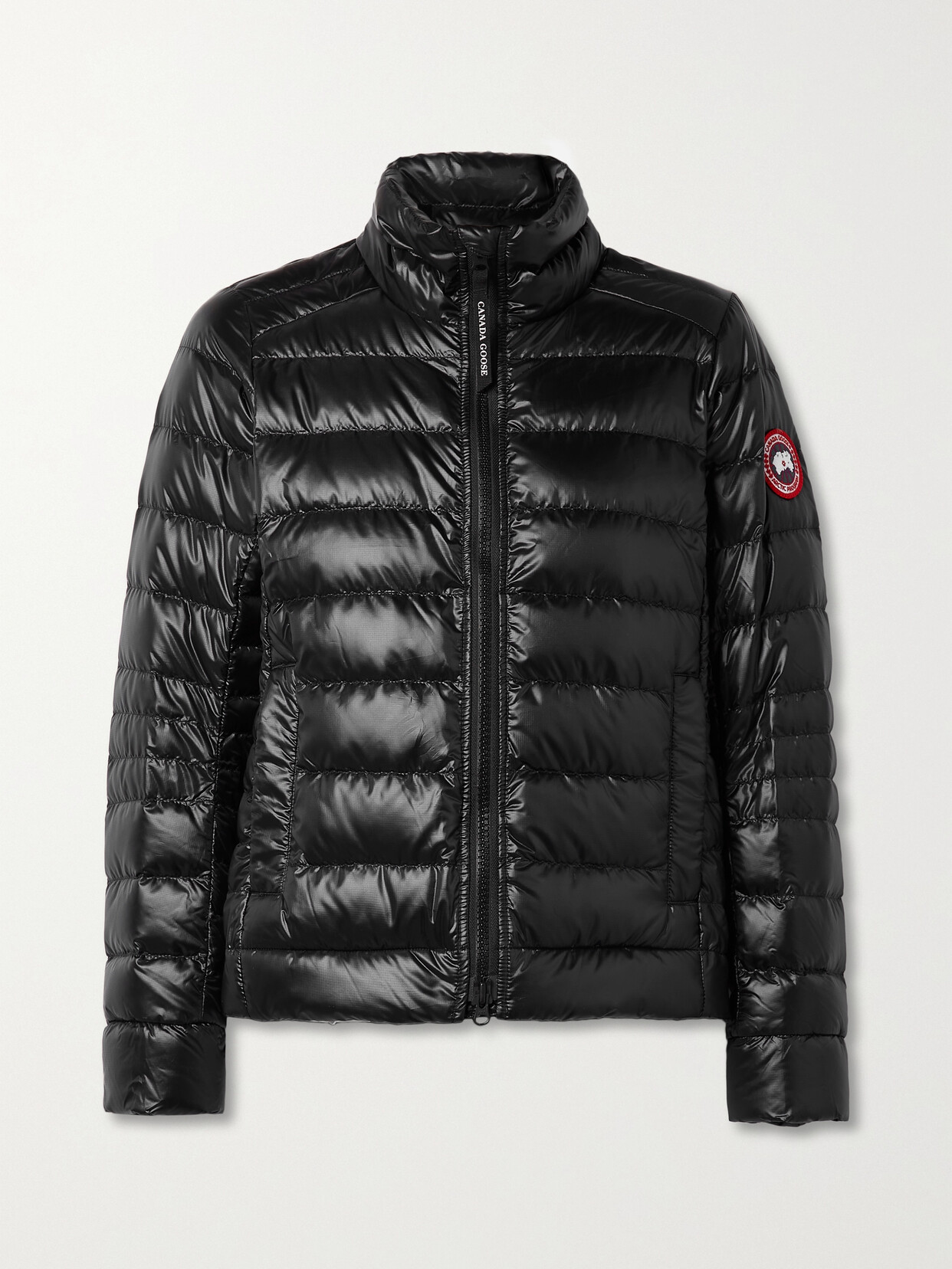 Shop Canada Goose Cypress Quilted Recycled Ripstop Down Jacket In Black