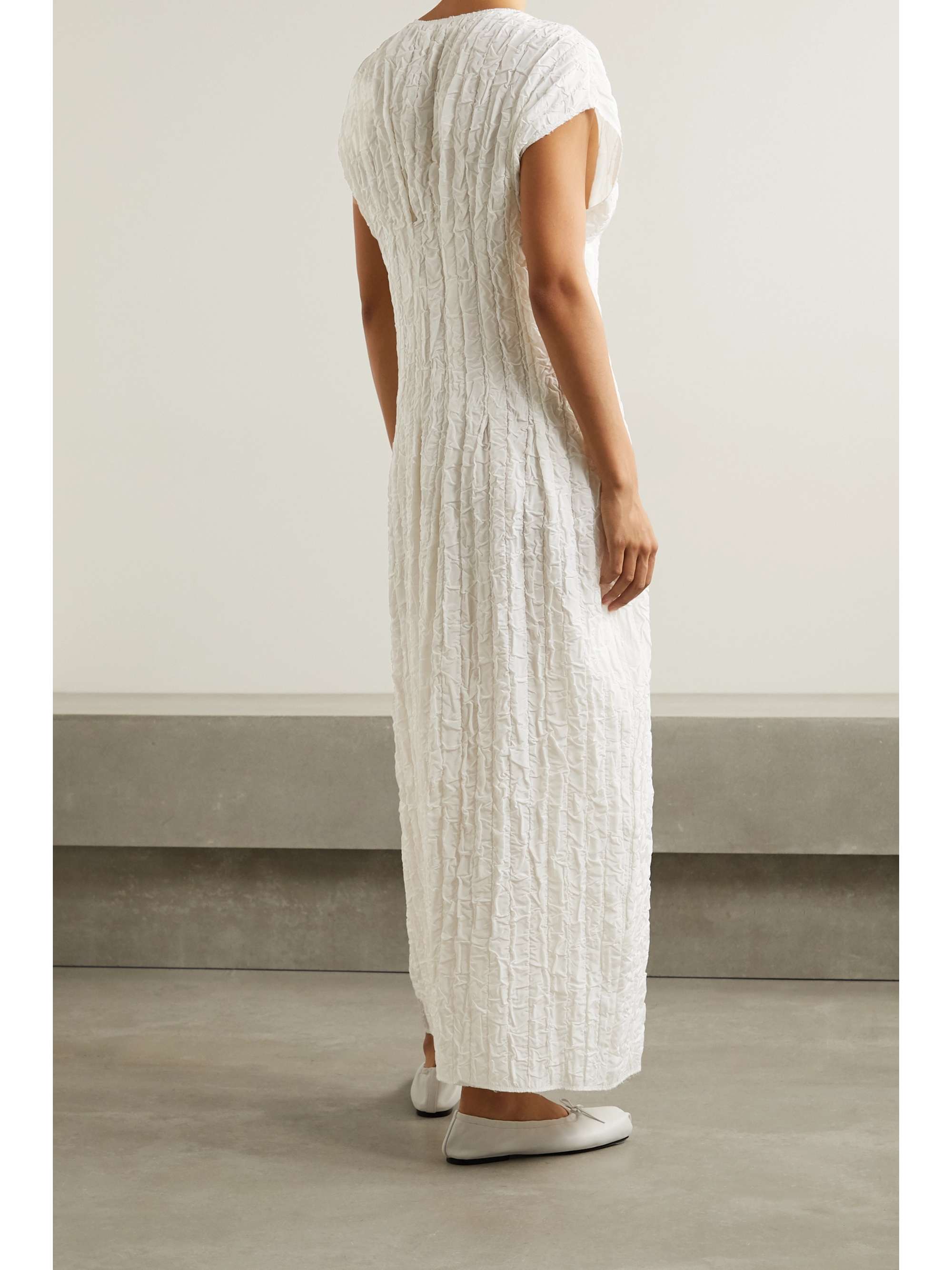 THE ROW Tamy cloqué maxi dress