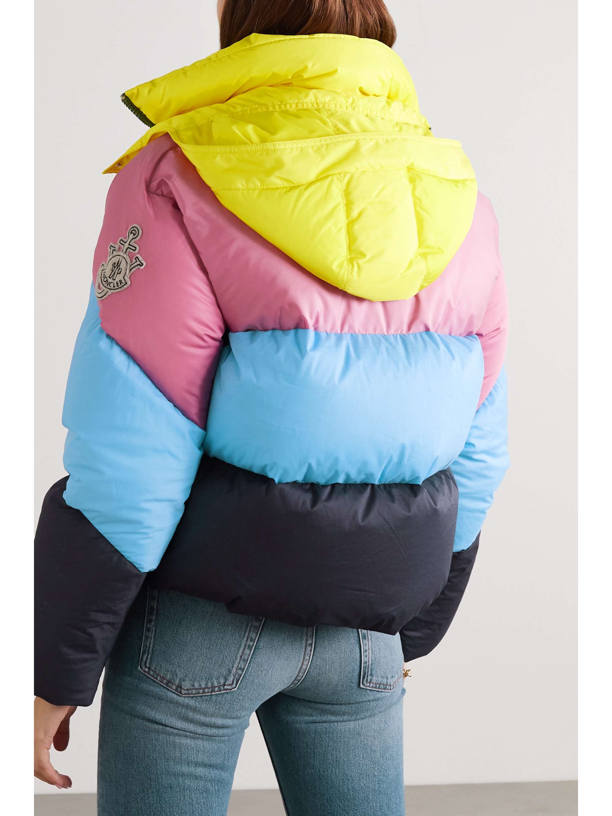 MONCLER GENIUS + 1 JW Anderson Bickly color-block hooded