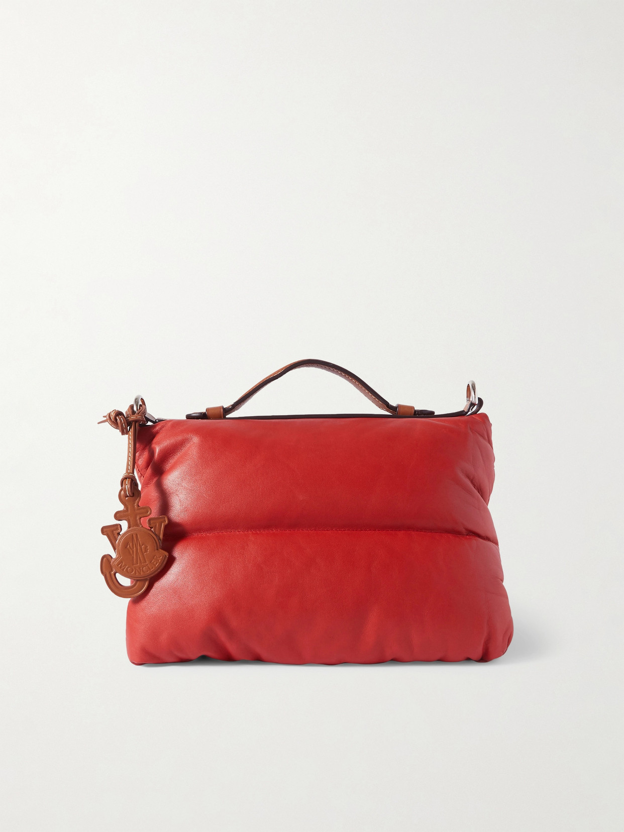 Genius - + 1 Jw Anderson Quilted Padded Shell And Leather Tote