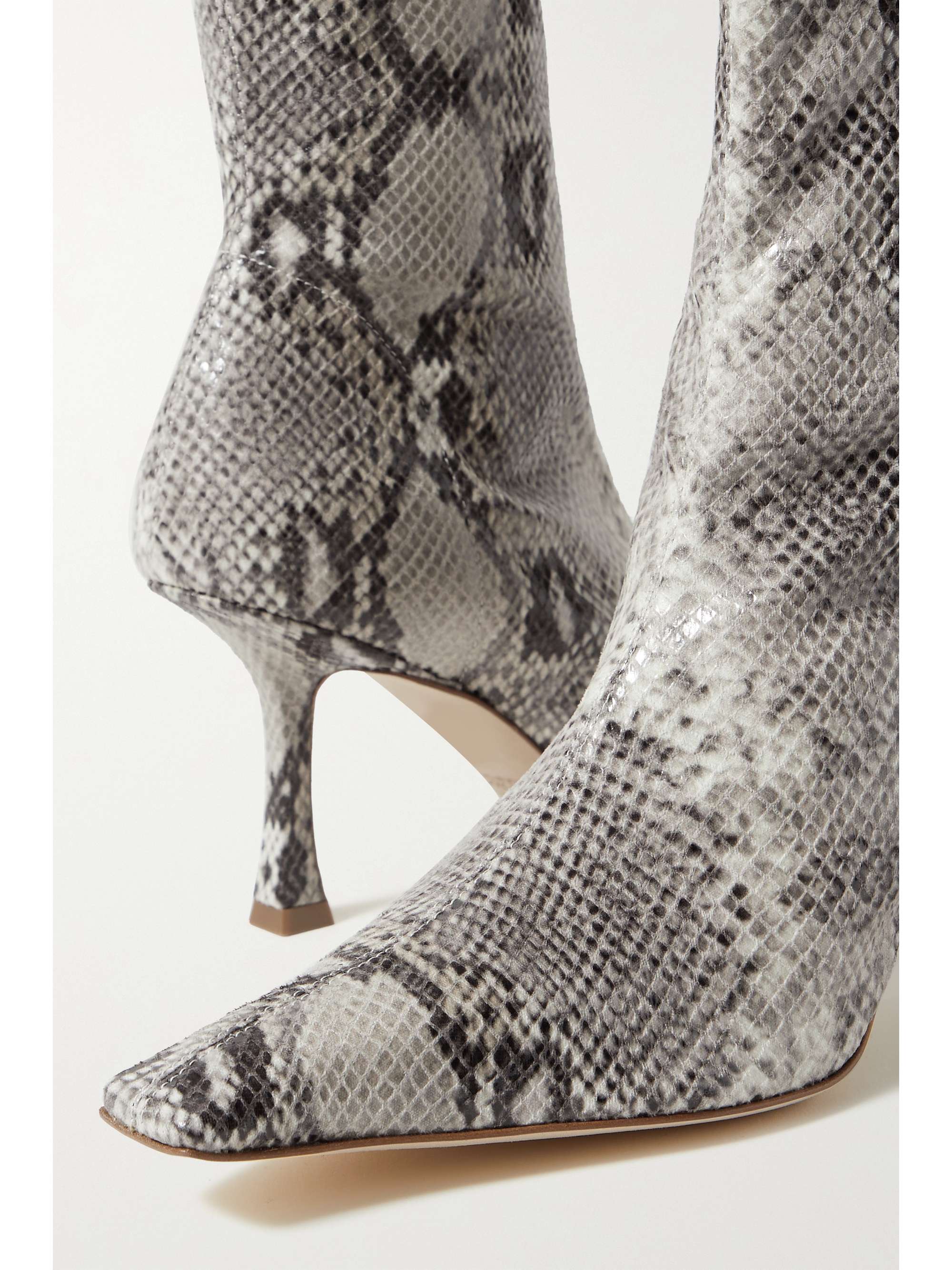faux python booties