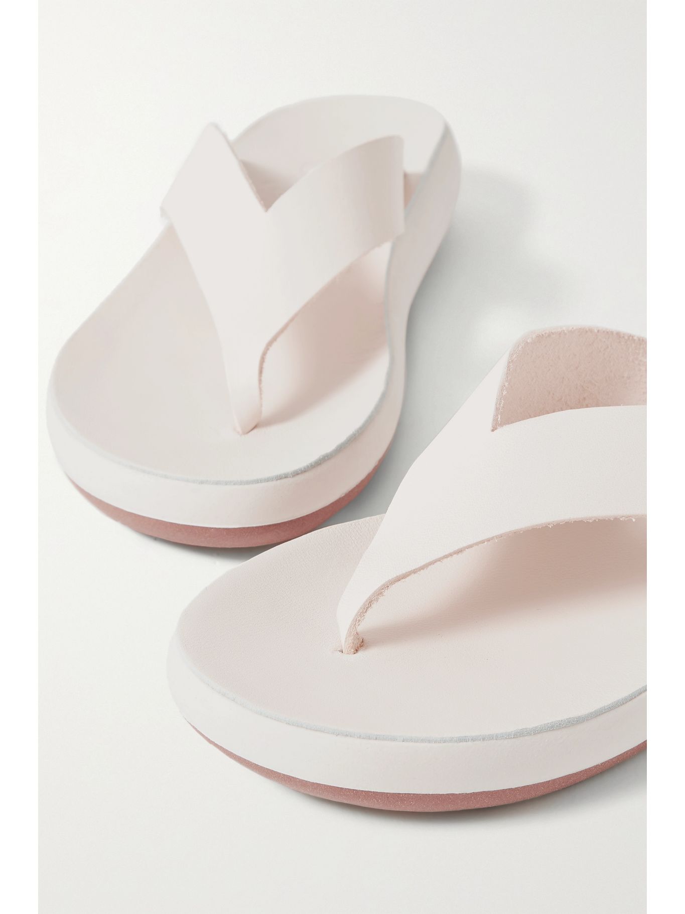 Off-white Charys leather sandals | ANCIENT GREEK SANDALS | NET-A-PORTER
