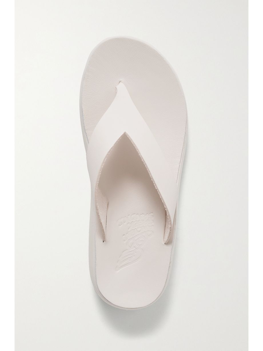 Off-white Charys leather sandals | ANCIENT GREEK SANDALS | NET-A-PORTER