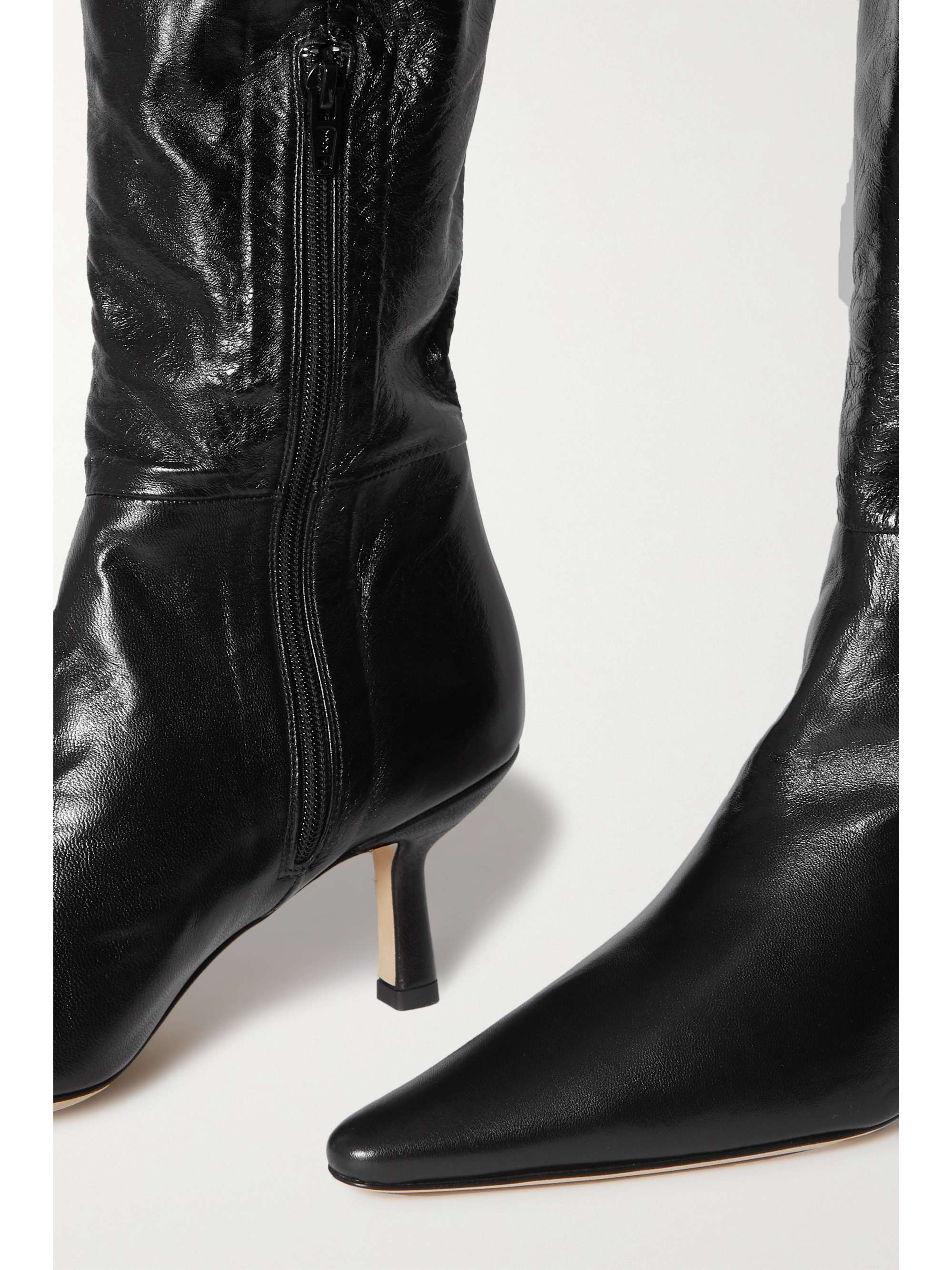 BY FAR Gwen leather knee boots