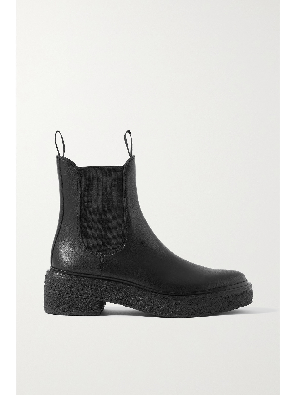 LOEFFLER RANDALL + NET SUSTAIN RAQUEL LEATHER CHELSEA BOOTS