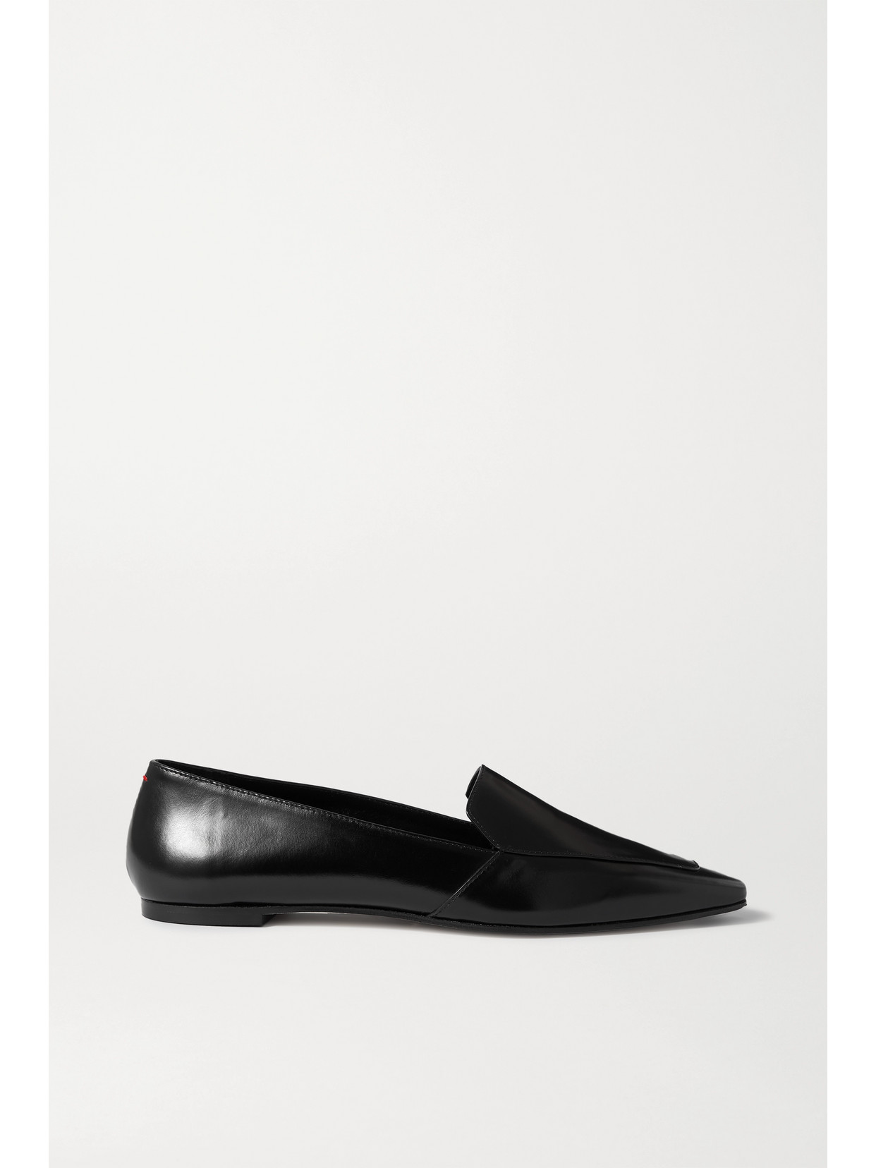 Aeyde 10mm Aurora Leather Loafers In Black