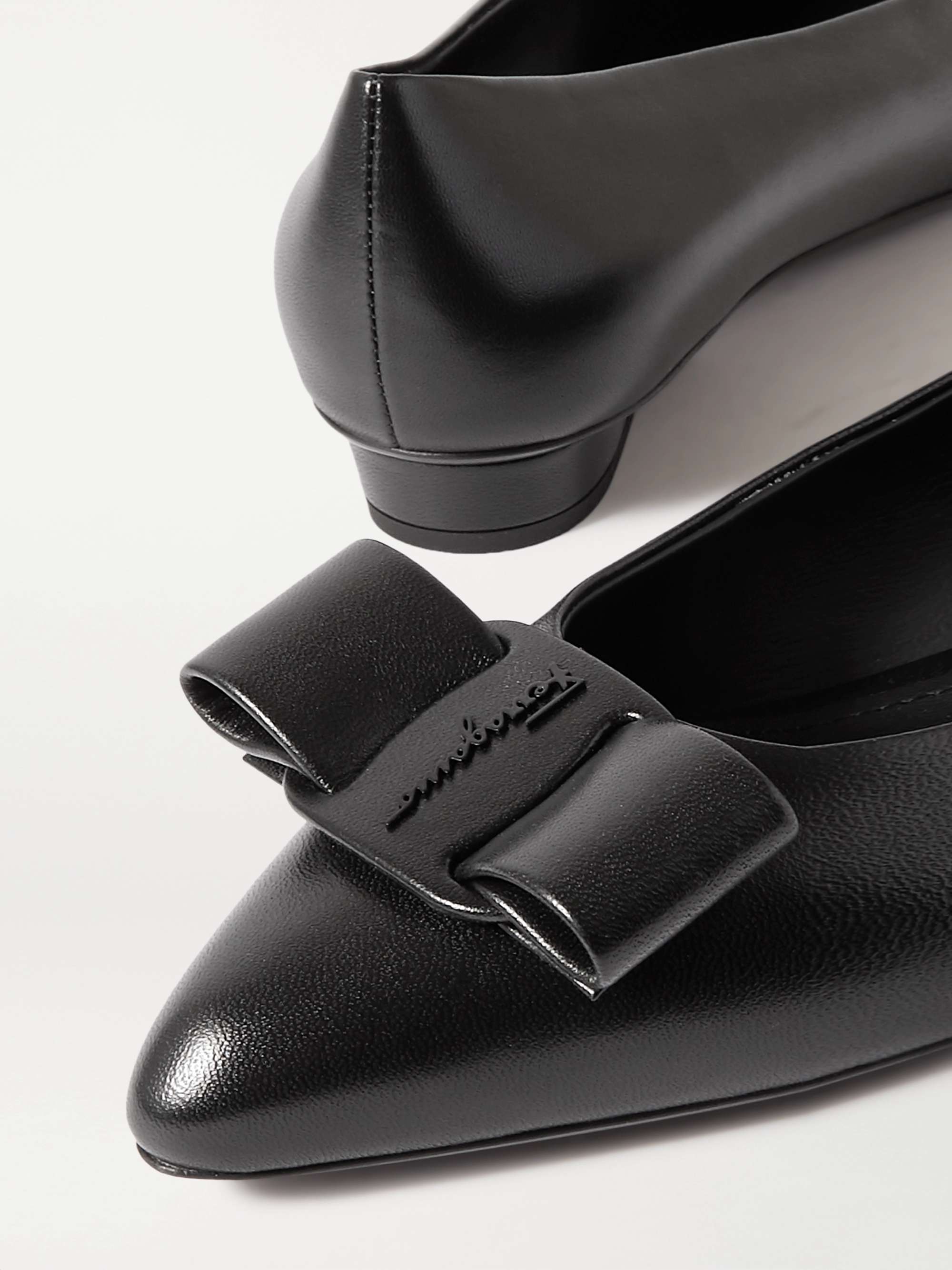 ferragamo pointed toe pumps