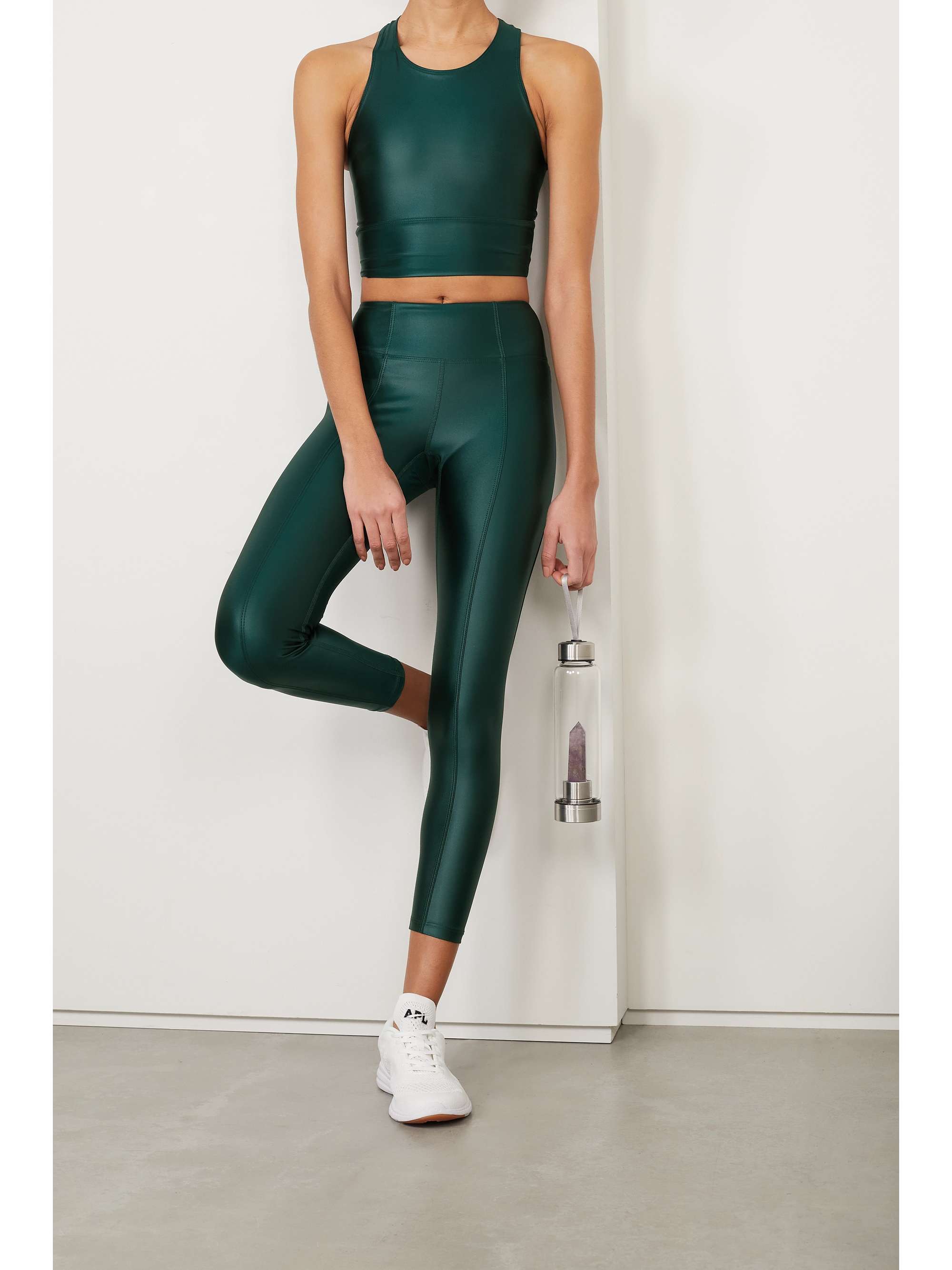 HEROINE SPORT Hampton metallic stretch leggings