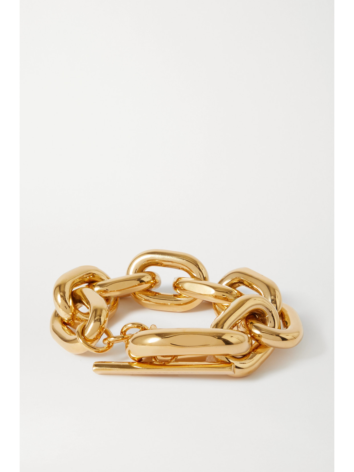 Shop Paco Rabanne Xl Link Gold-tone Bracelet