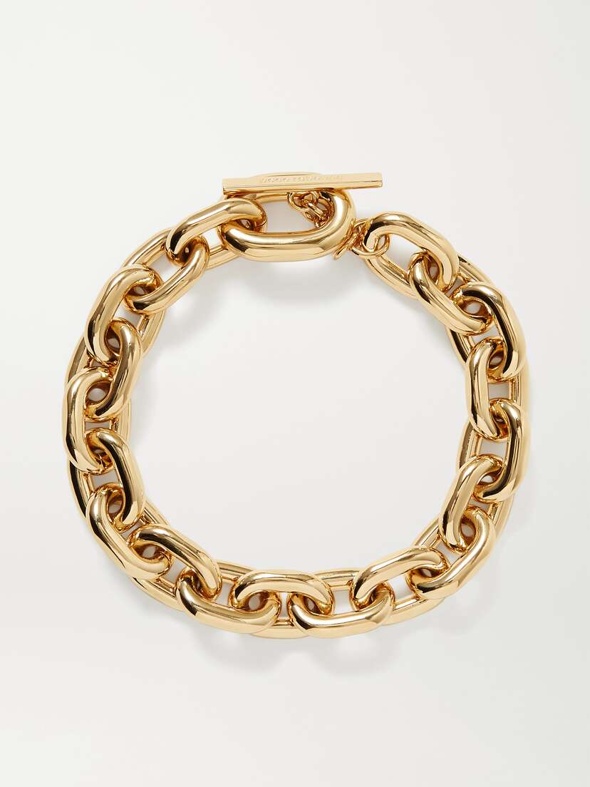 Rabanne Xl Link Gold-tone Necklace