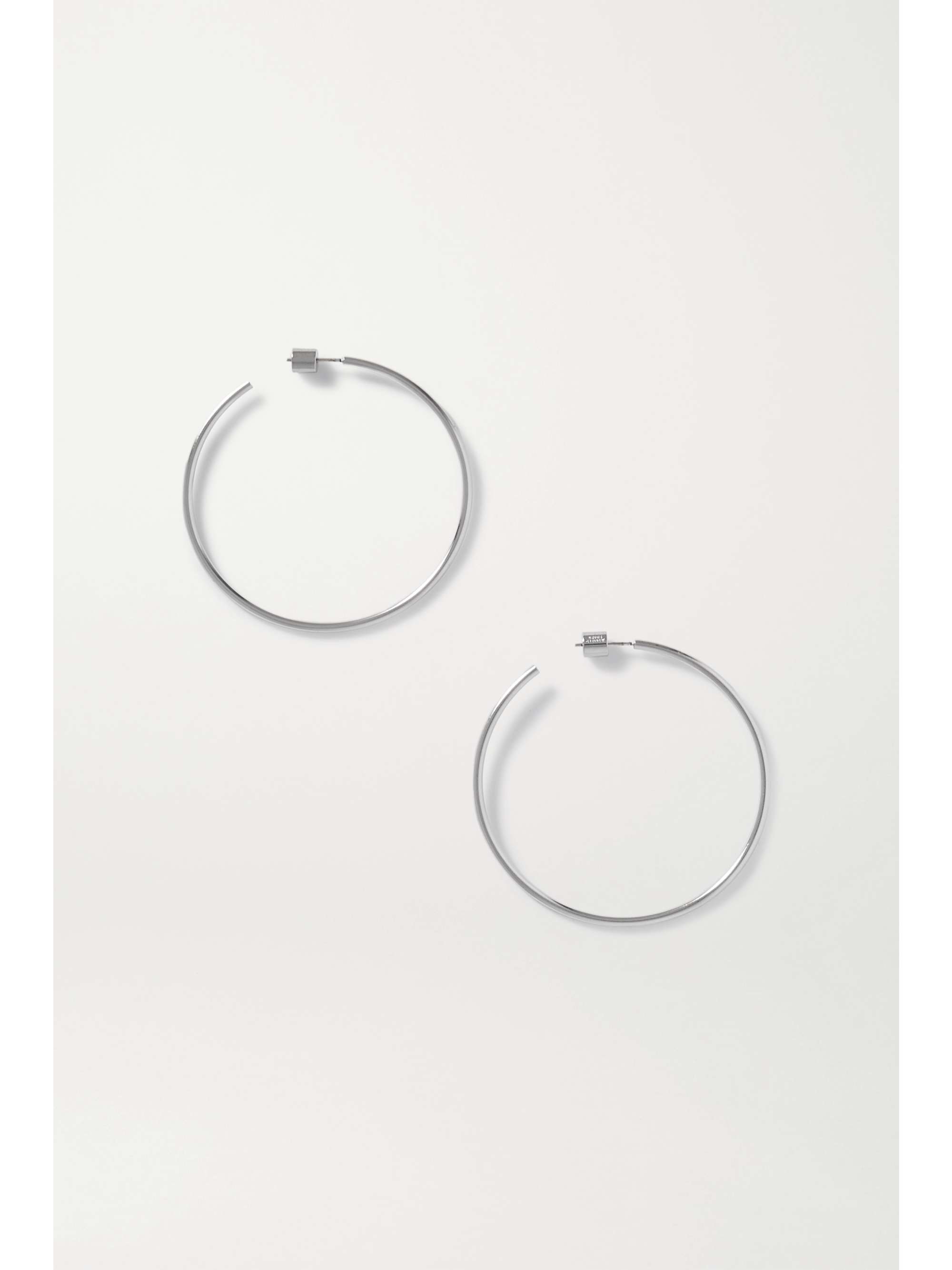 JENNIFER FISHER 2" Thread gold-plated hoop earrings