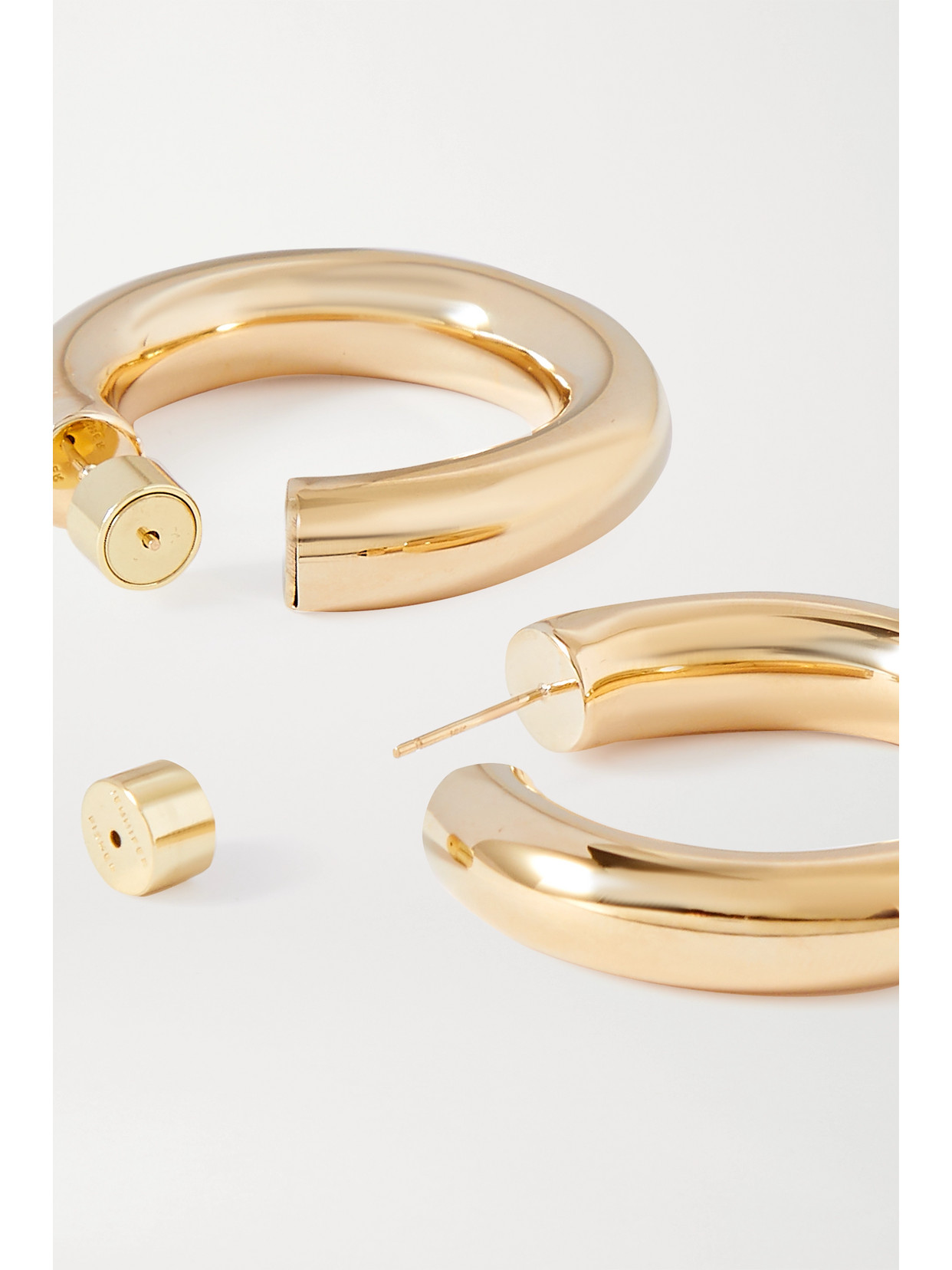 Jennifer Fisher Mini Jamma Gold-plated Hoop Earrings In Gold