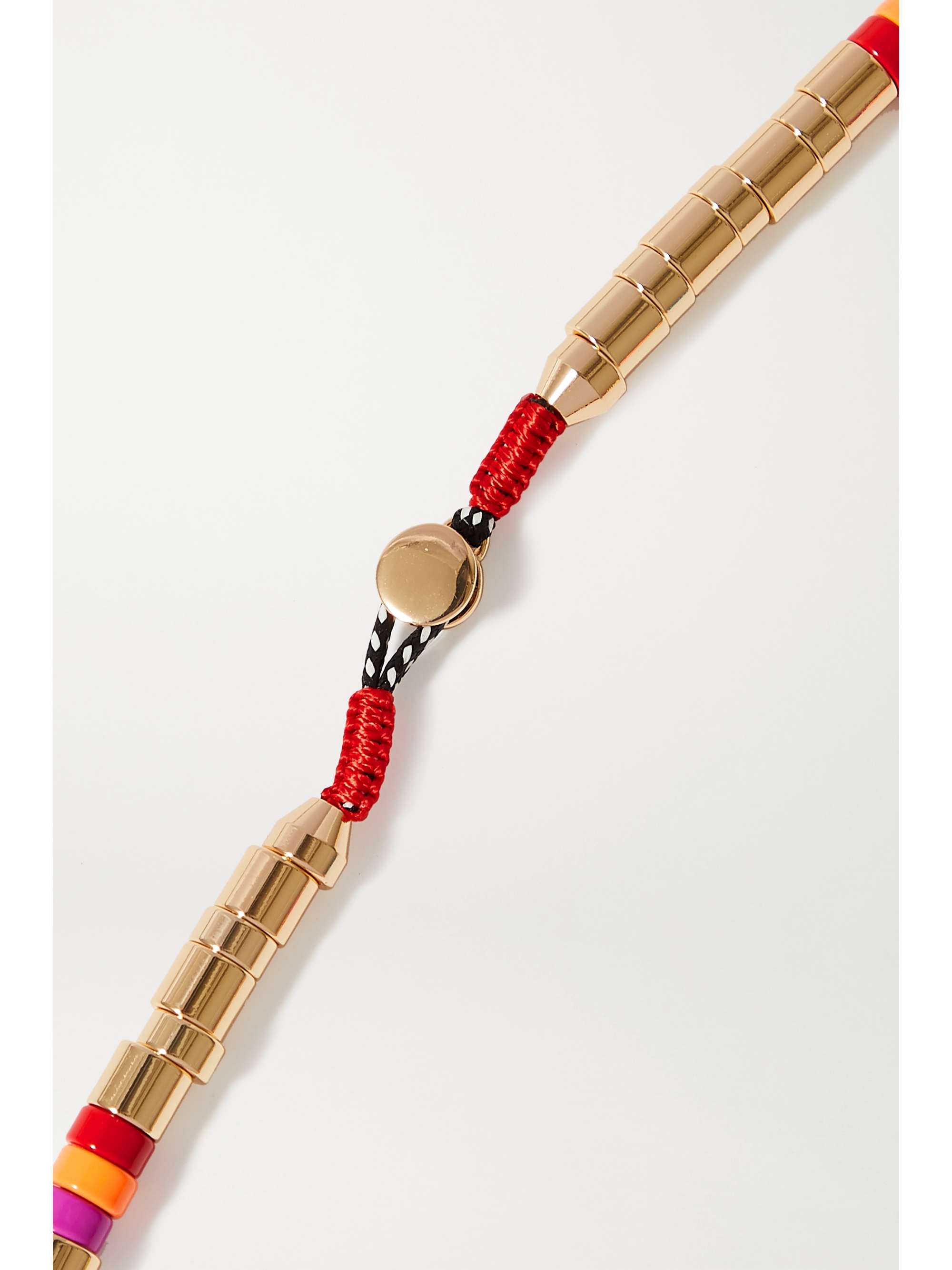 ROXANNE ASSOULIN Enamel and gold-tone necklace