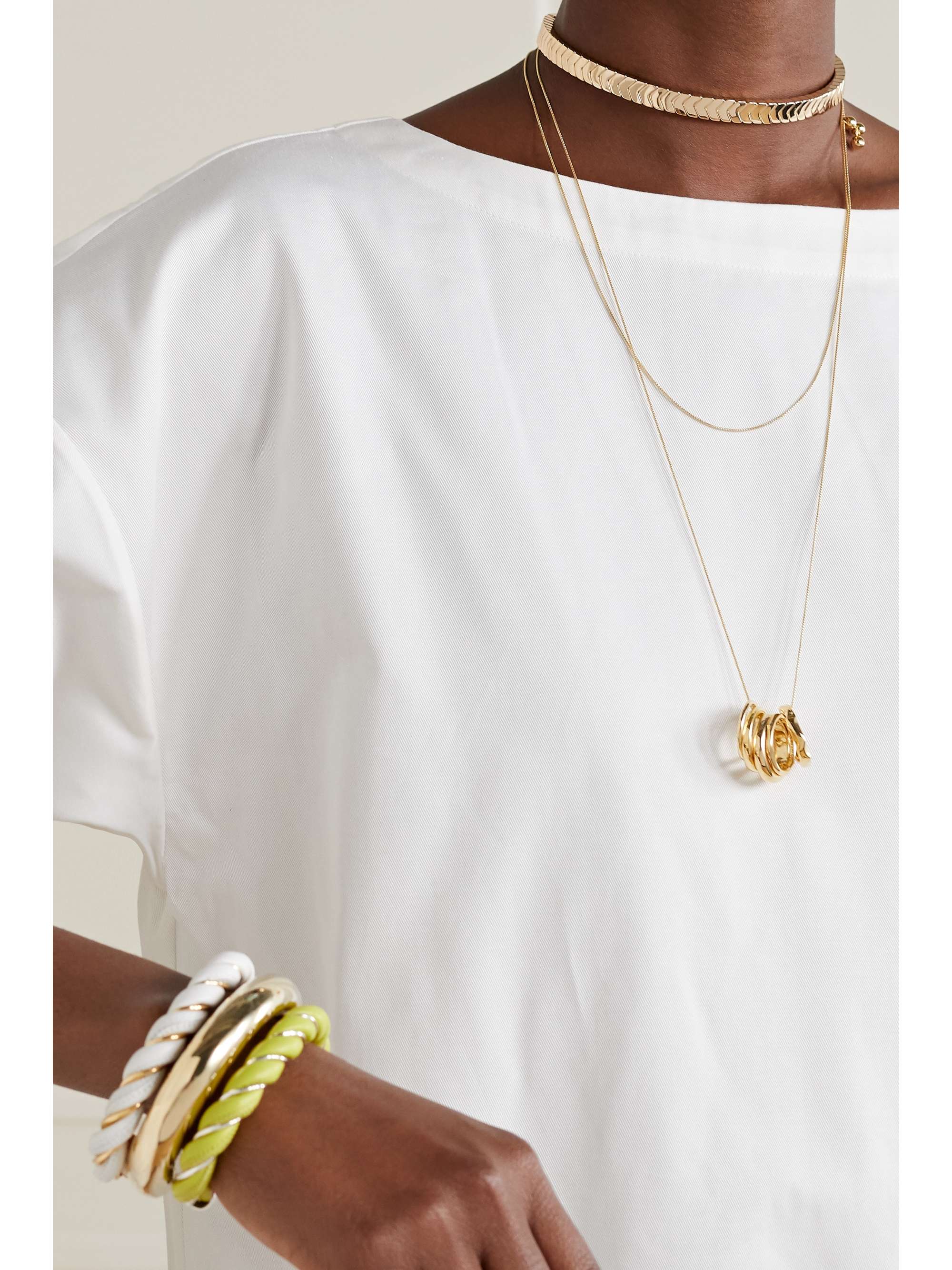 ROXANNE ASSOULIN The Mixer gold-tone choker