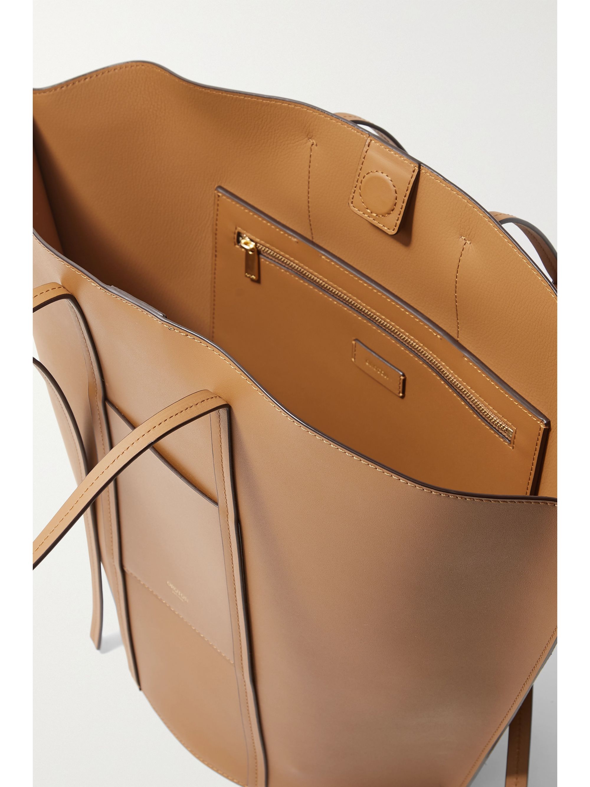 Brown Aimee leather tote OROTON NETAPORTER