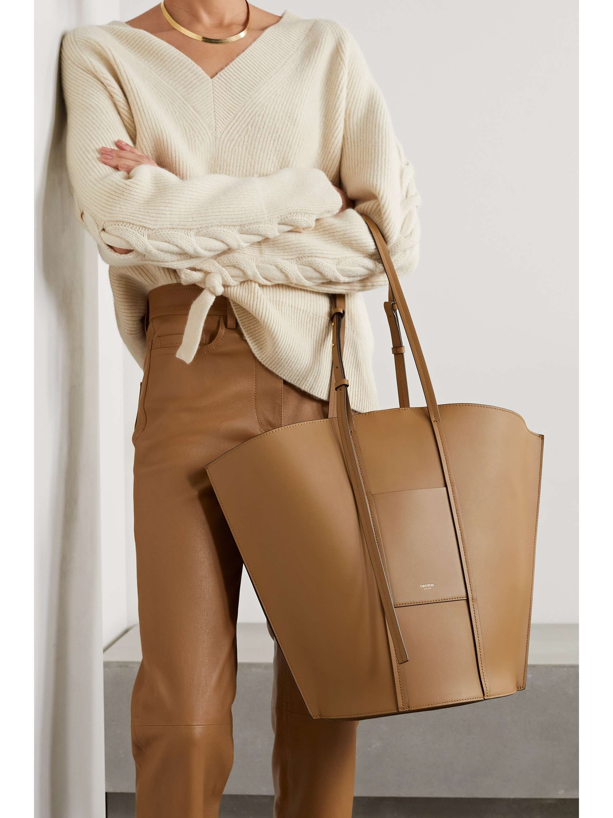 OROTON Aimee leather tote
