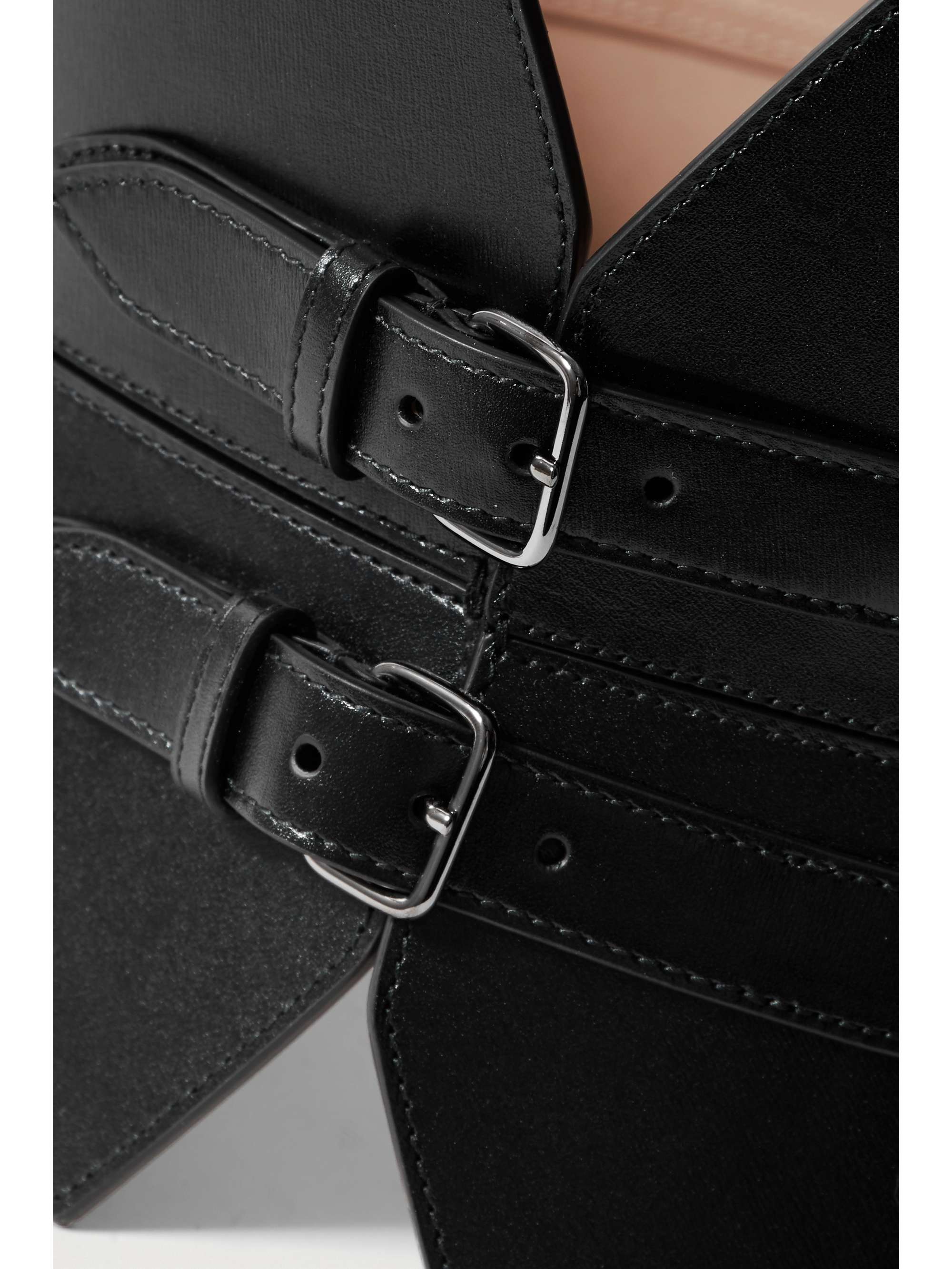 ALAÏA Leather waist belt