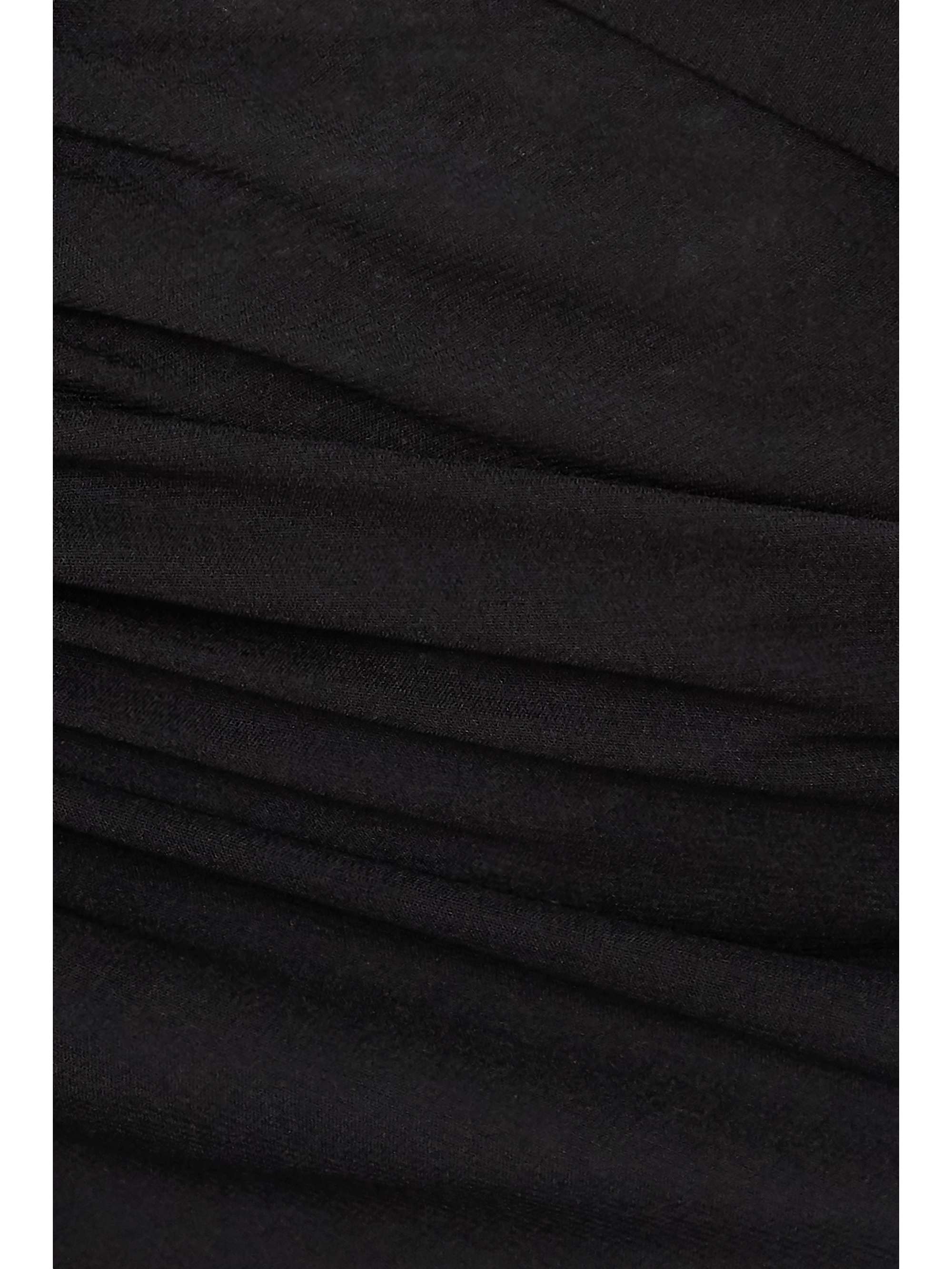 SLEEPING WITH JACQUES Bronte gathered silk-blend chiffon nightdress