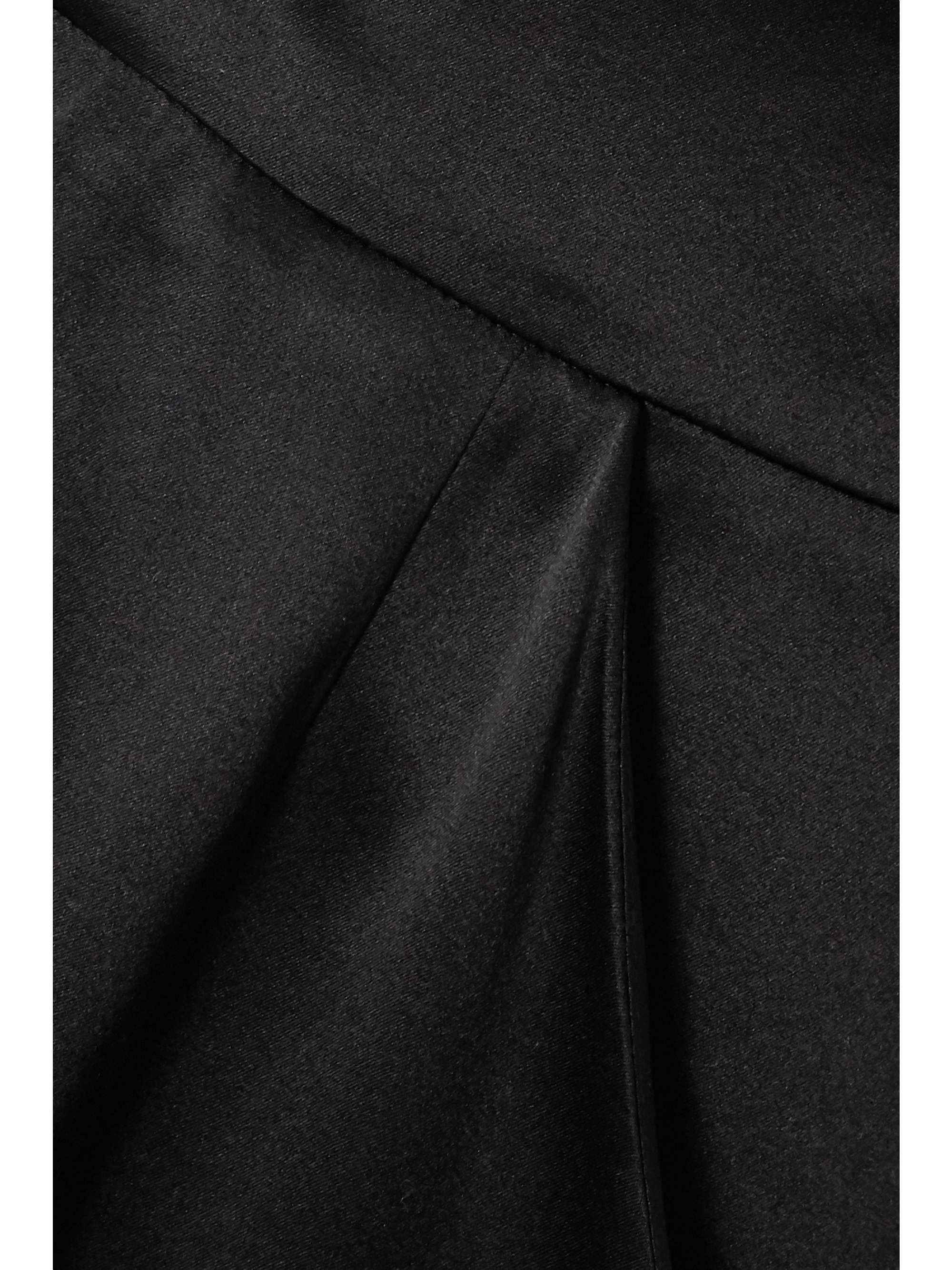 LORETTA CAPONI Sabrina silk-satin wide-leg pants