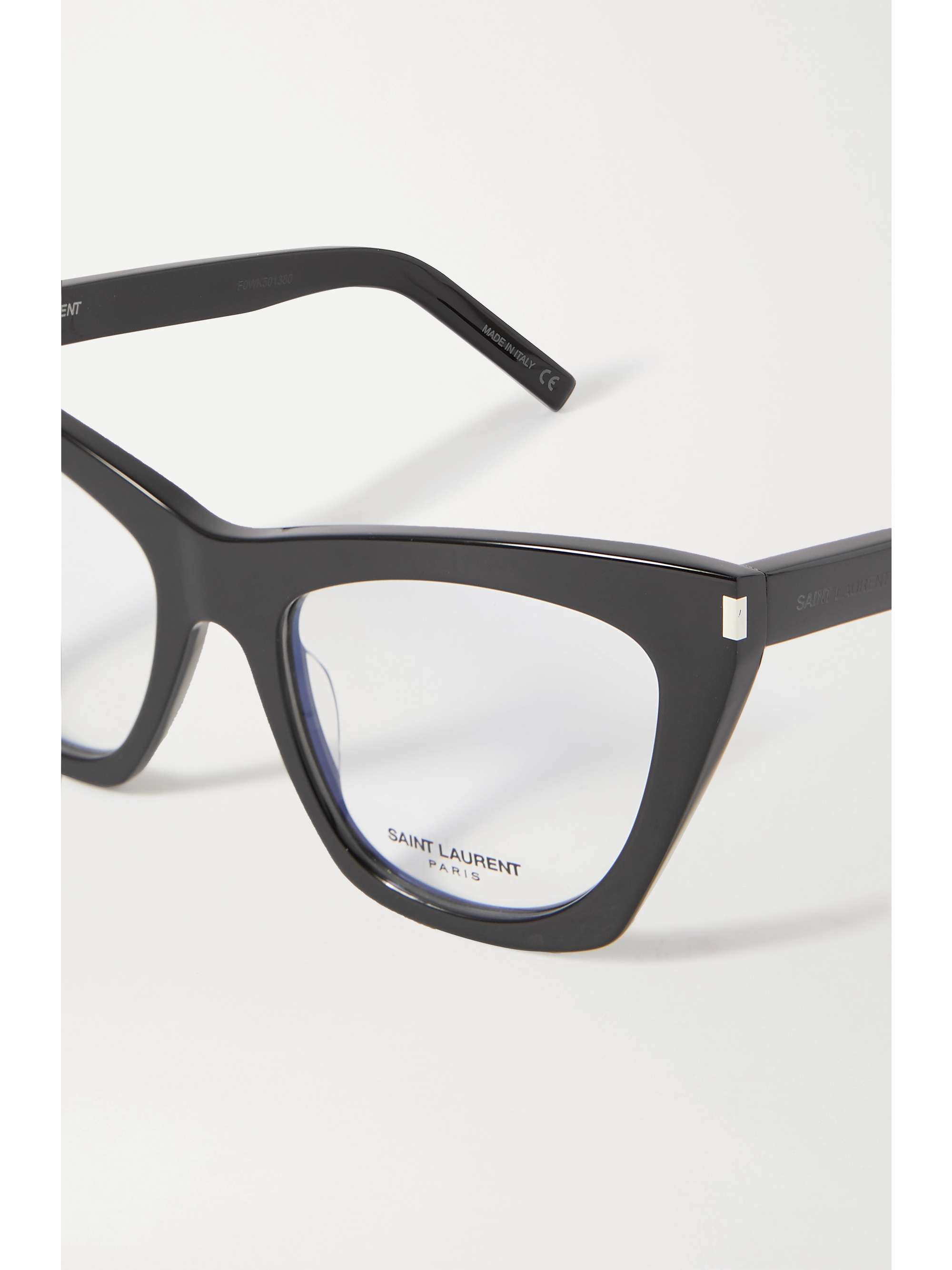 SAINT LAURENT EYEWEAR Lunettes de vue oeil-de-chat en acétate Kate