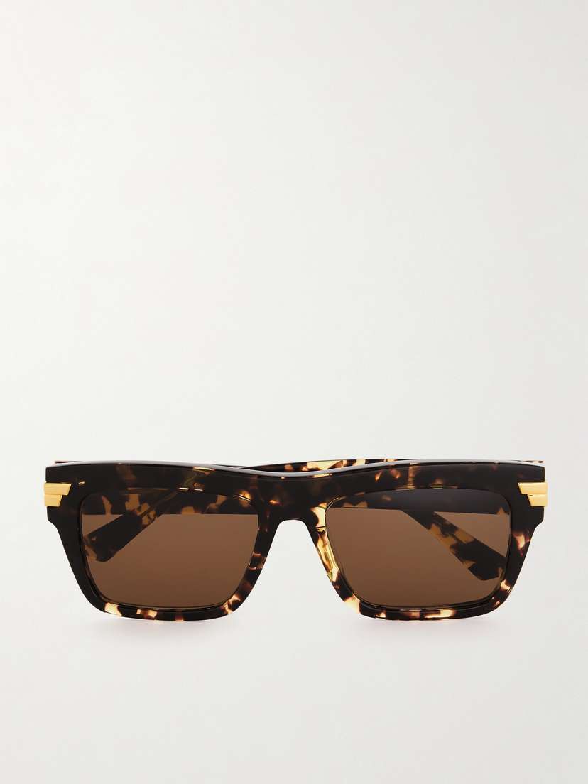 Bottega Veneta Eyewear Square-frame Tortoiseshell Acetate Sunglasses