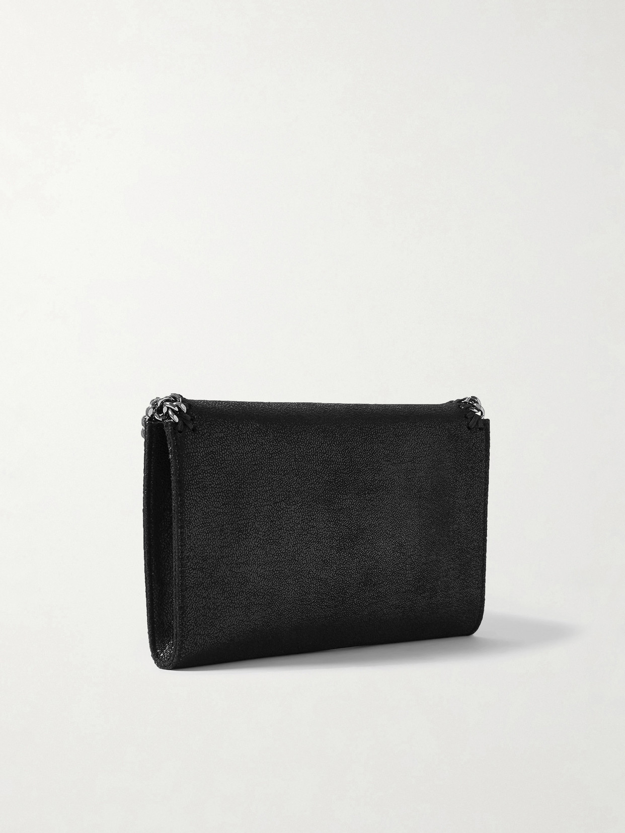 The Falabella Mini Vegetarian Textured-Leather Shoulder Bag