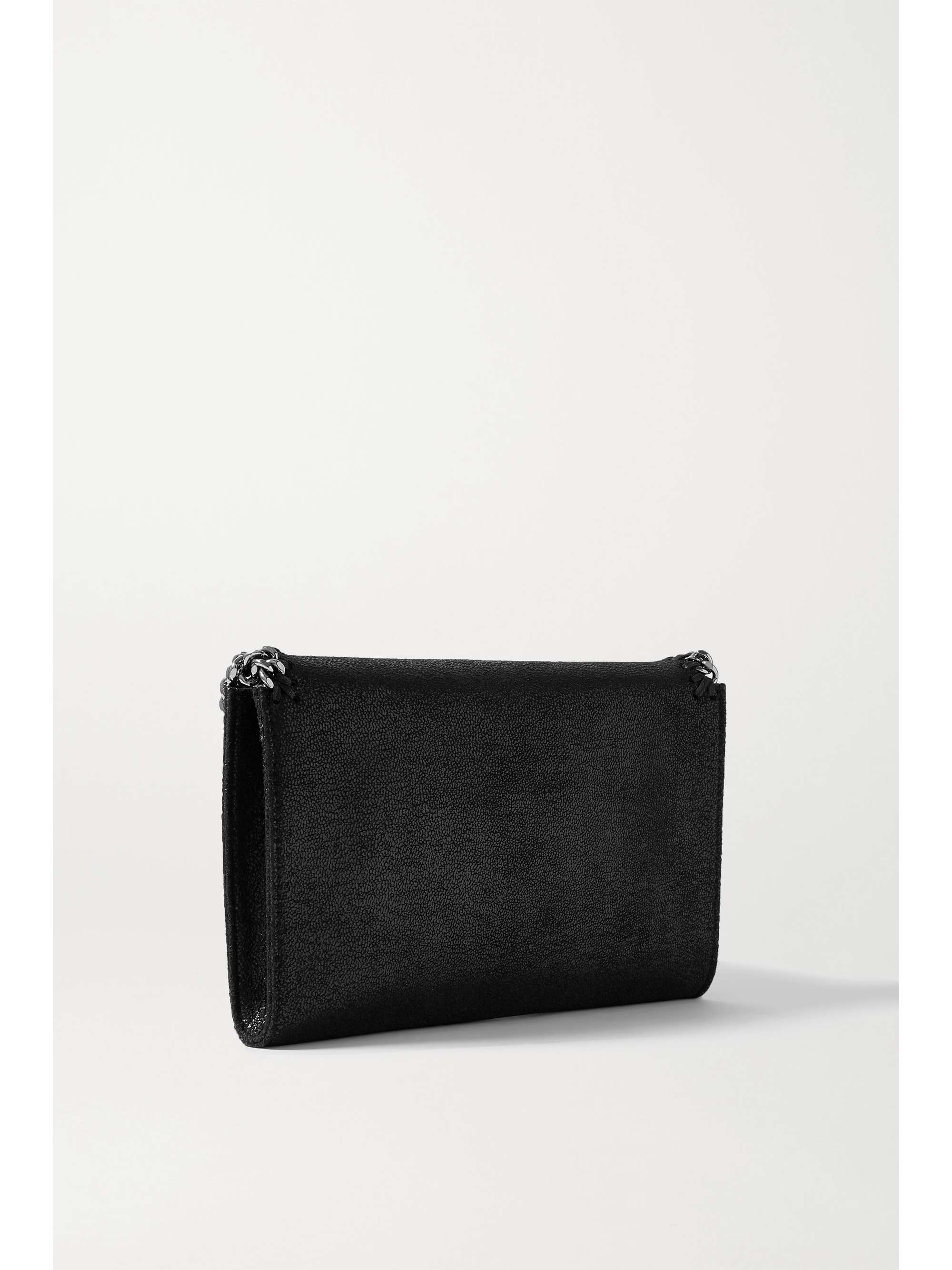 STELLA MCCARTNEY The Falabella mini faux brushed-leather shoulder bag