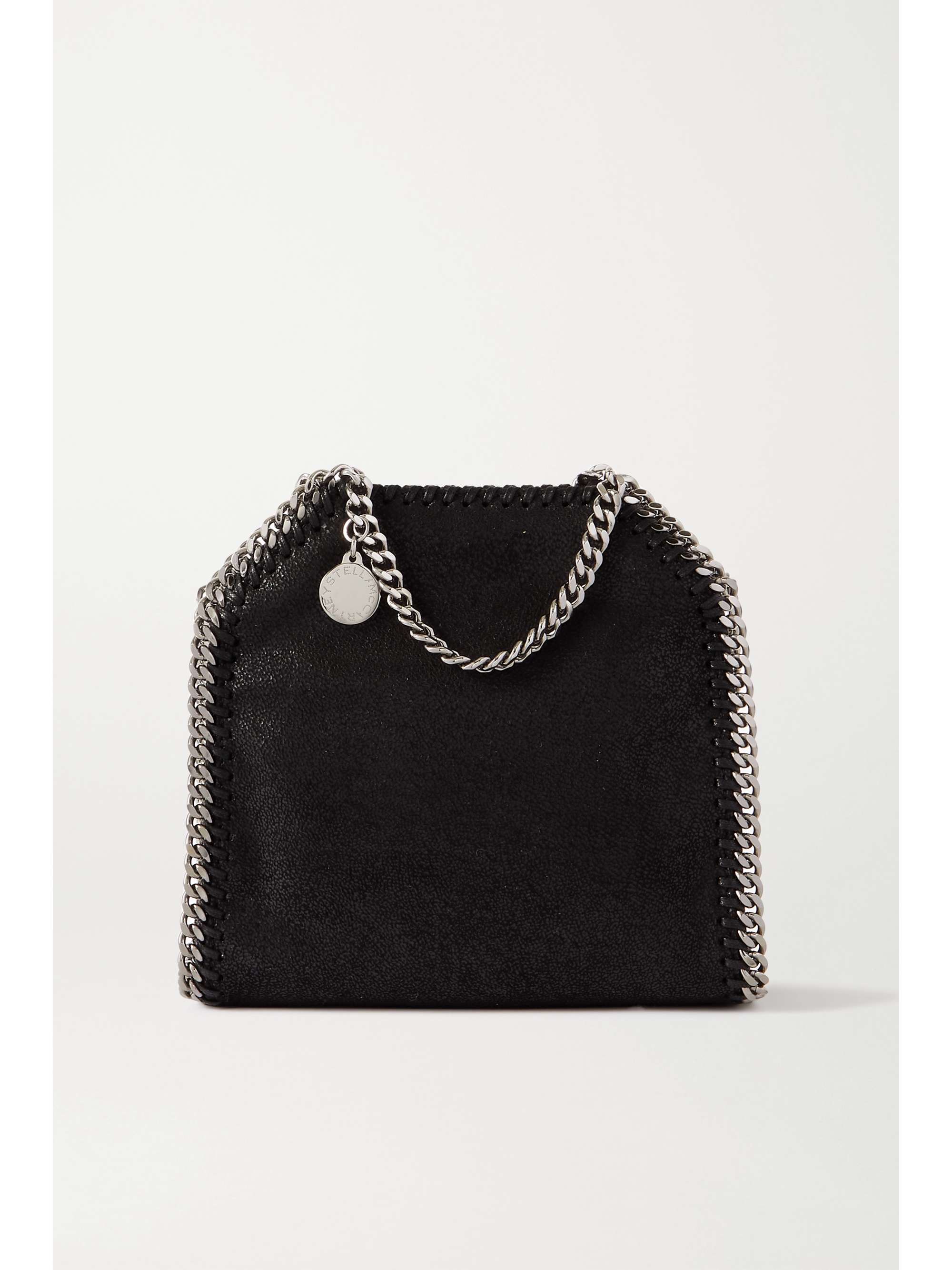 STELLA MCCARTNEY The Falabella tiny faux brushed-leather shoulder bag